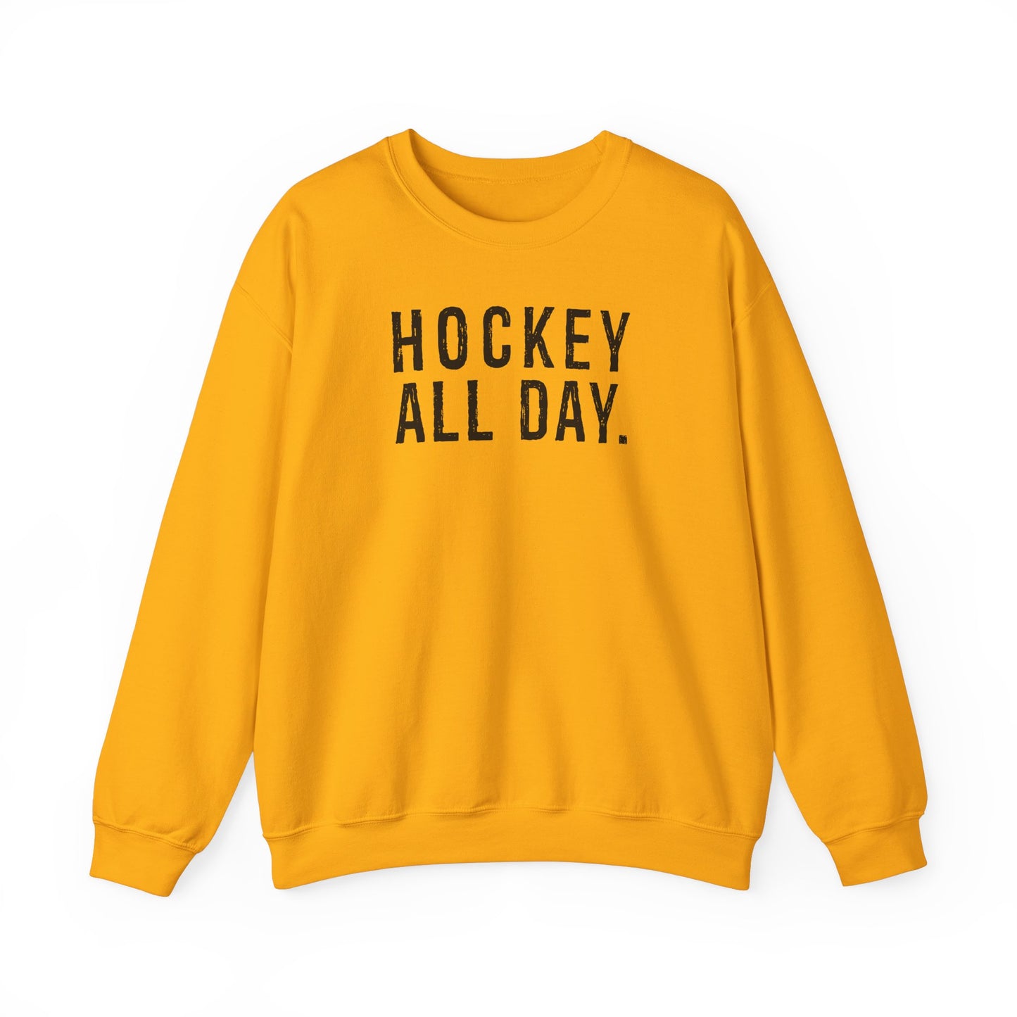 Hockey All Day. Adult Crewneck