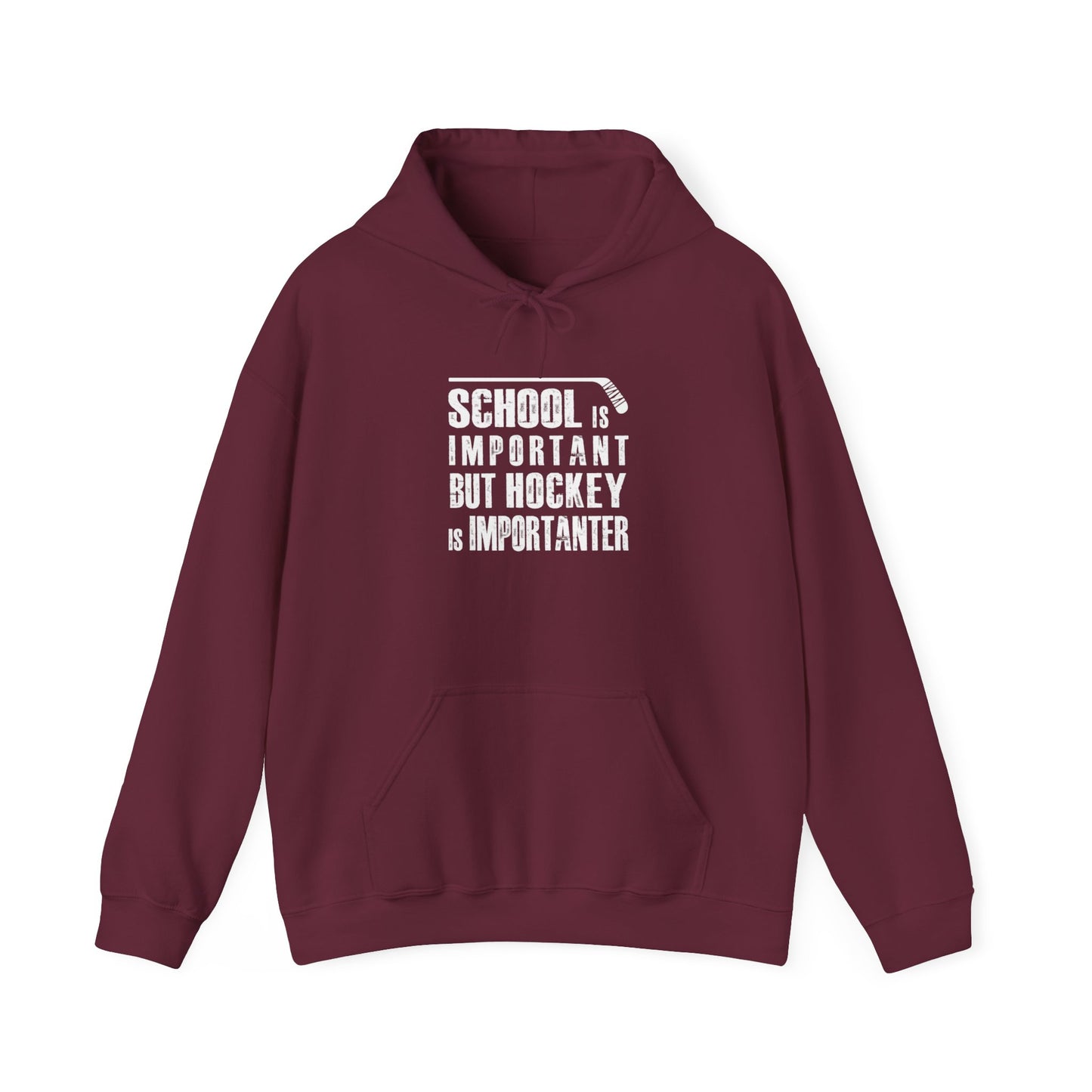 Hockey is Importanter Adult Hoodie