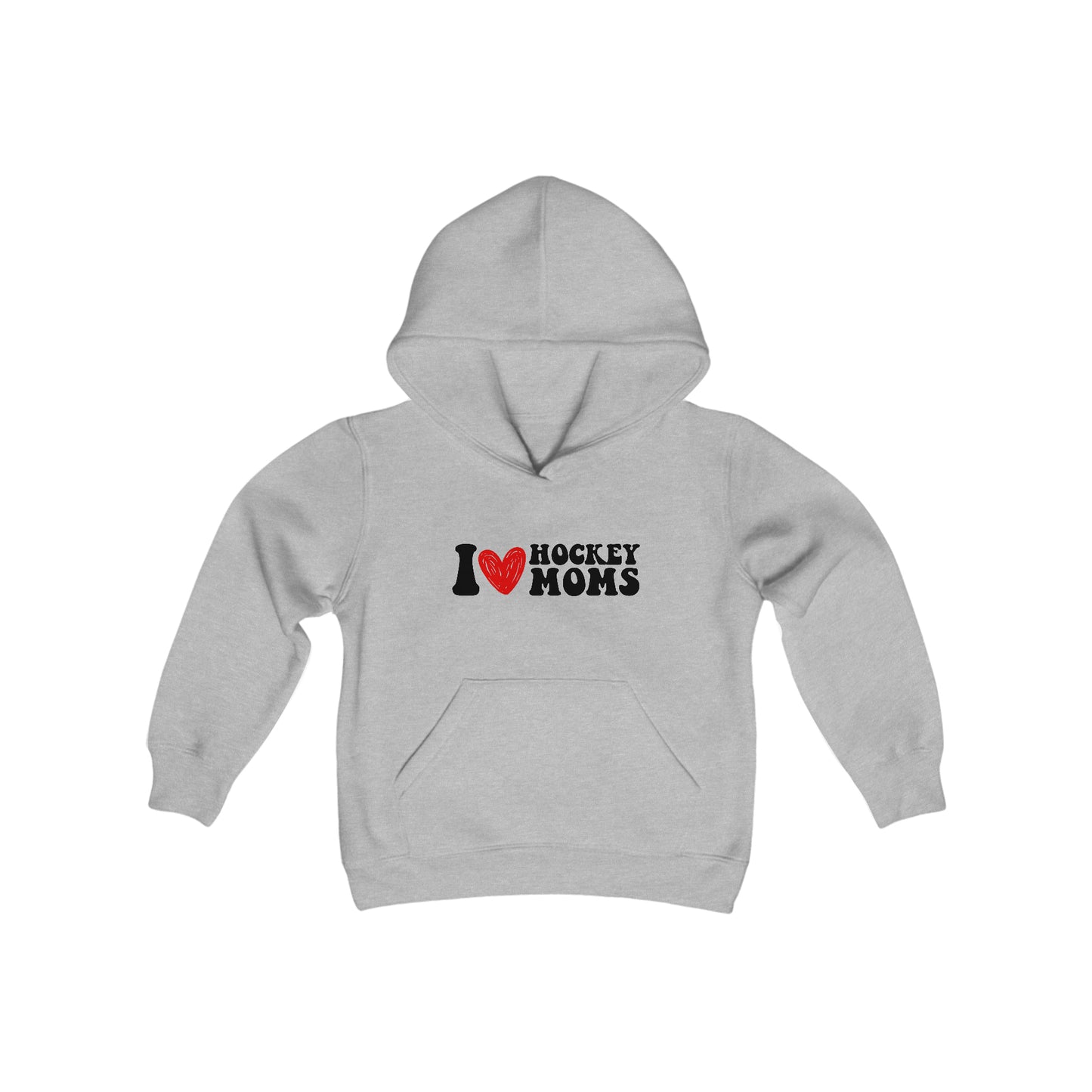 I ❤️ Hockey Moms Kids' Hoodie
