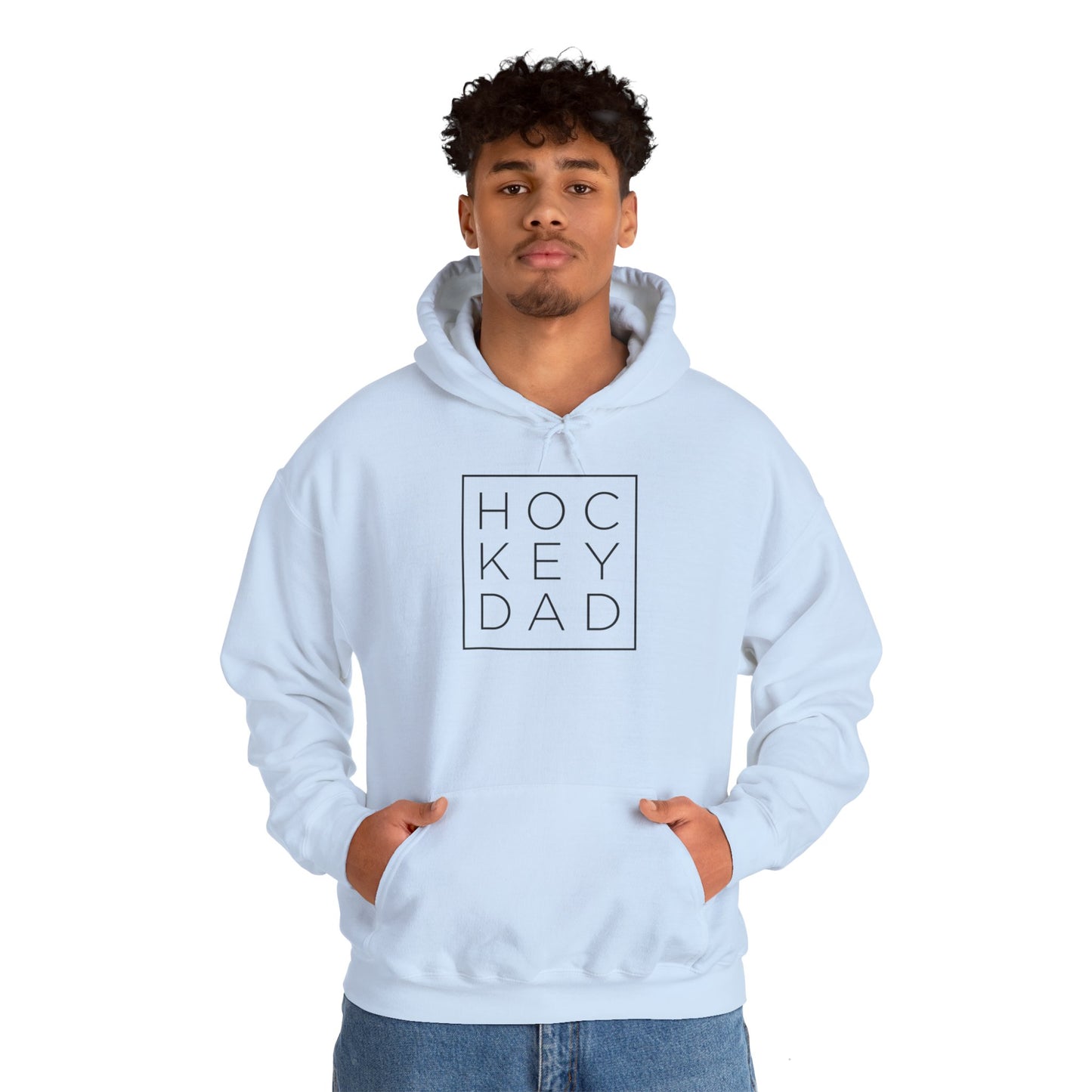Modern Hockey Dad Adult Hoodie