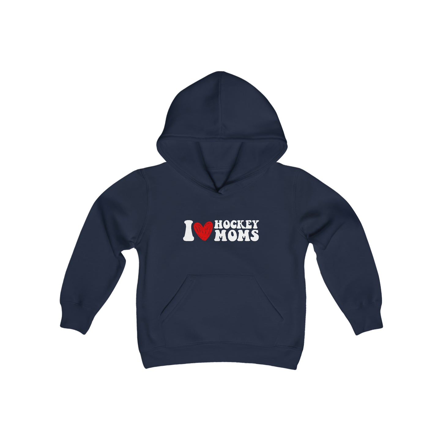 I ❤️ Hockey Moms Kids' Hoodie