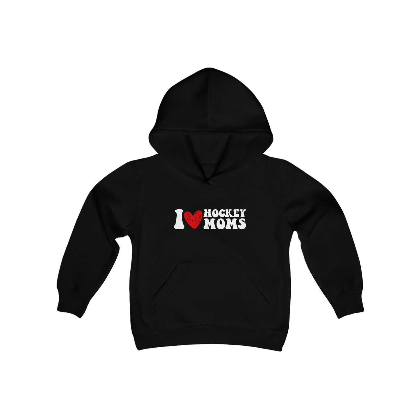 I ❤️ Hockey Moms Kids' Hoodie