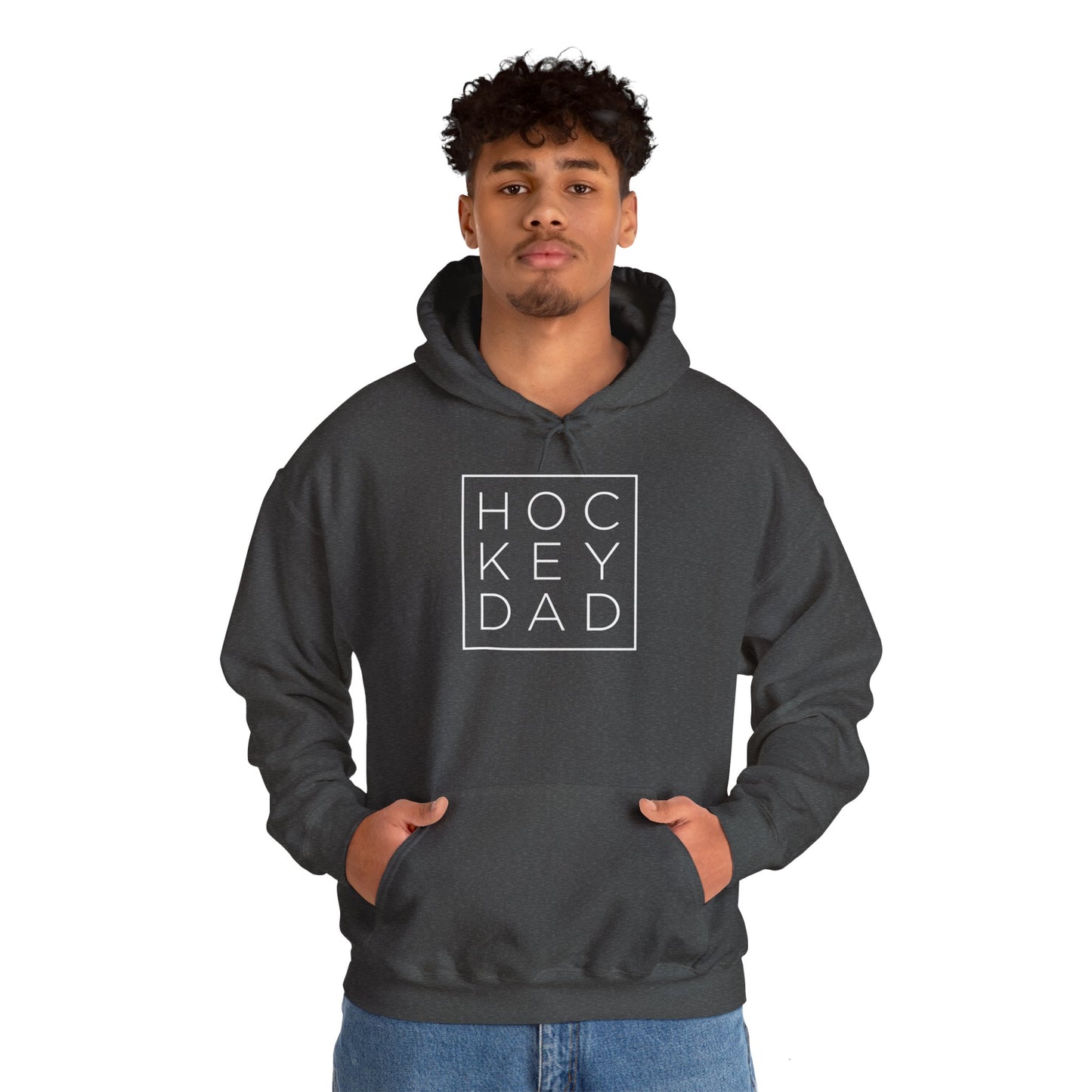 Modern Hockey Dad Adult Hoodie