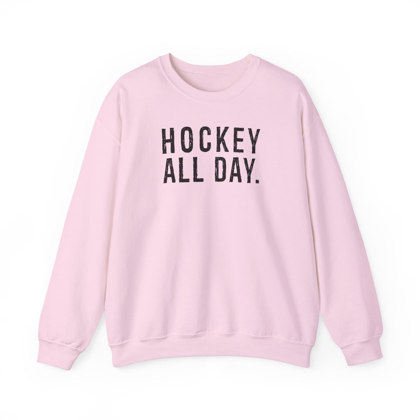 Hockey All Day. Adult Crewneck