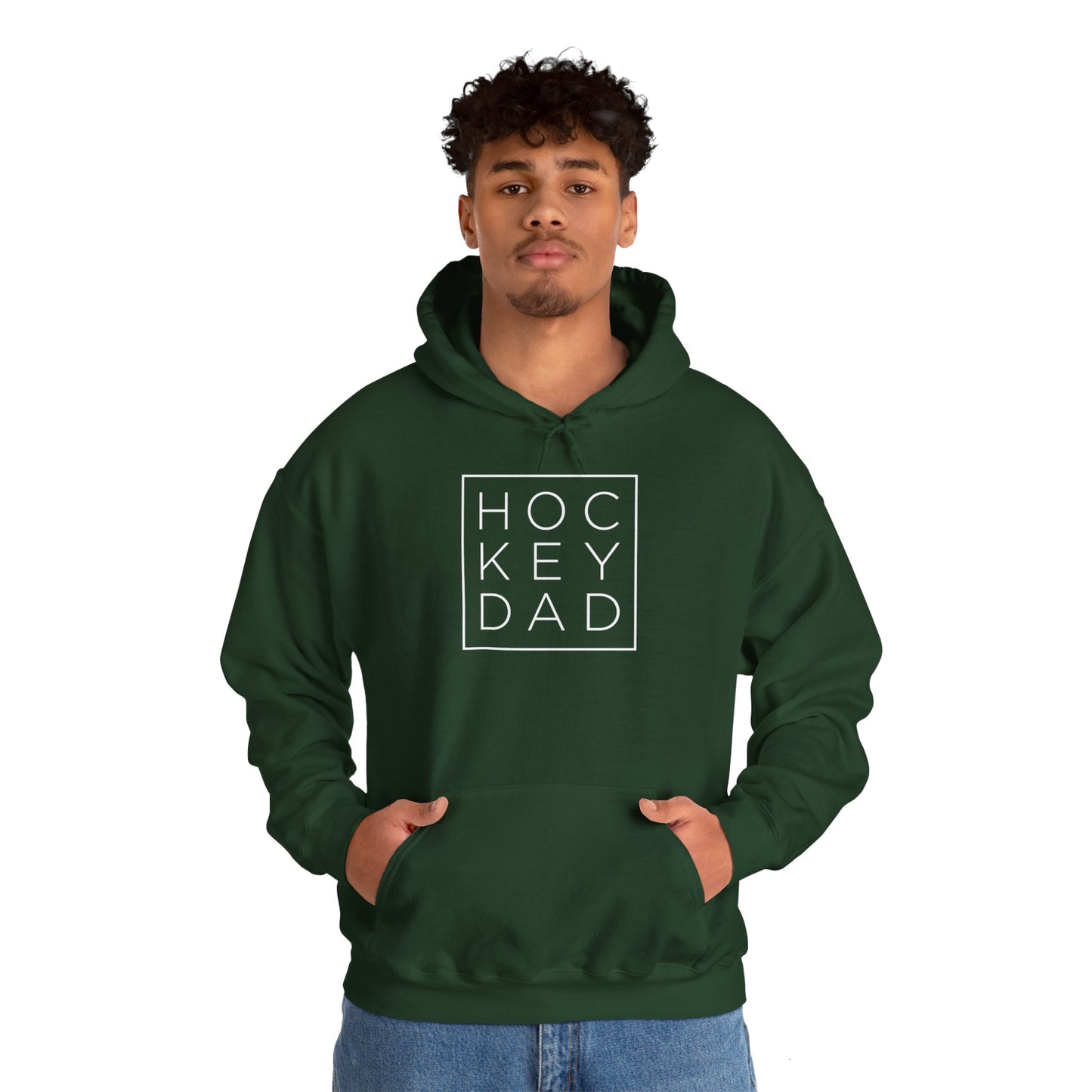 Modern Hockey Dad Adult Hoodie