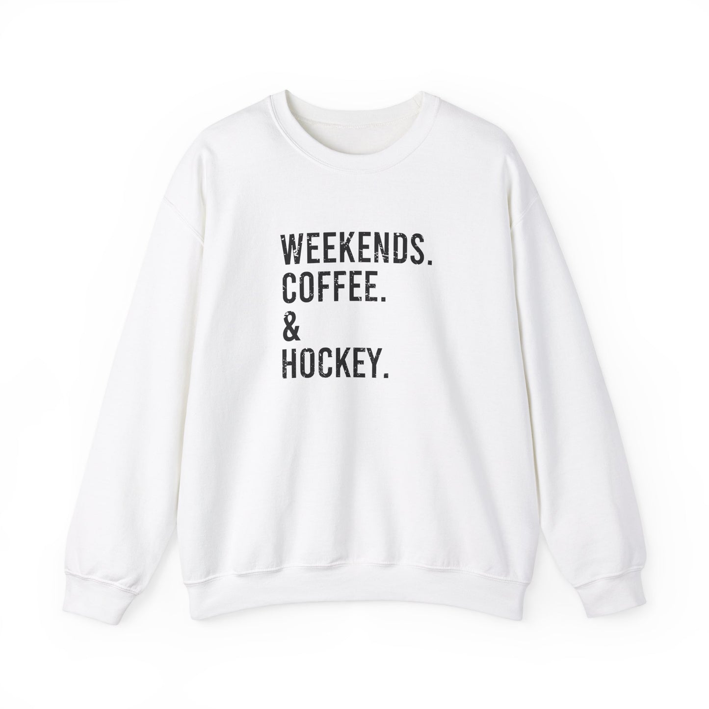 Weekends & Hockey Adult Crewneck