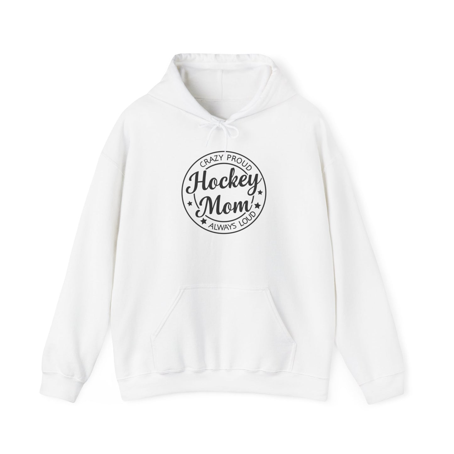 Crazy Proud Hockey Mom Adult Hoodie