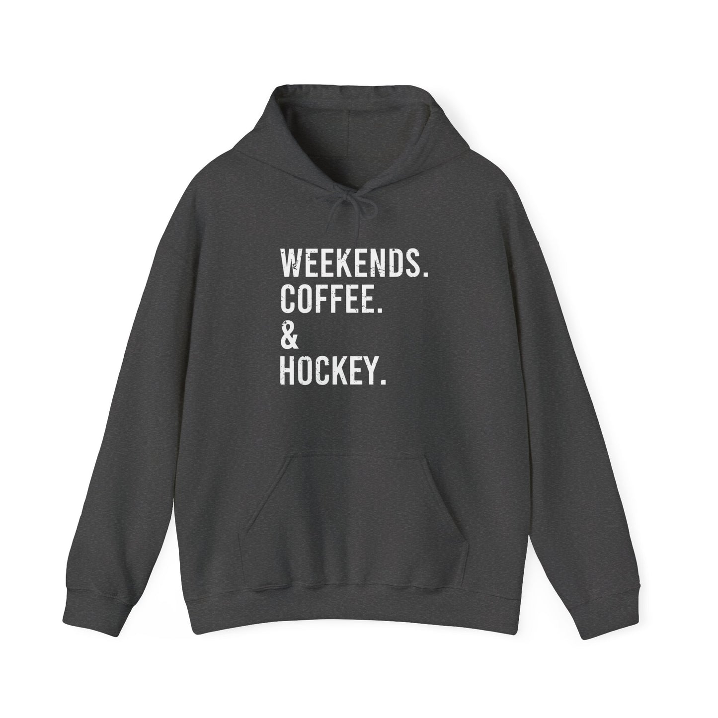 Weekends & Hockey Adult Hoodie