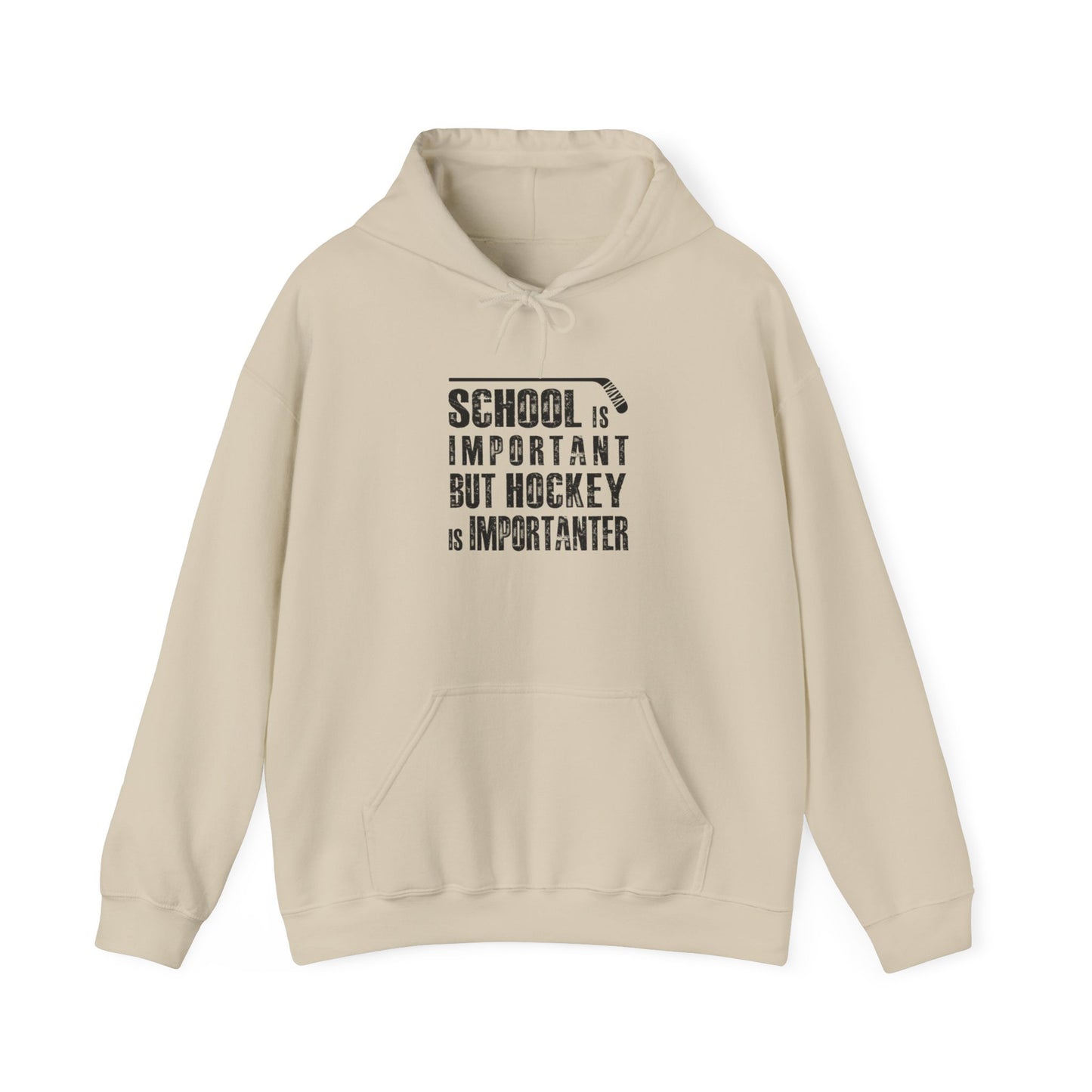 Hockey is Importanter Adult Hoodie