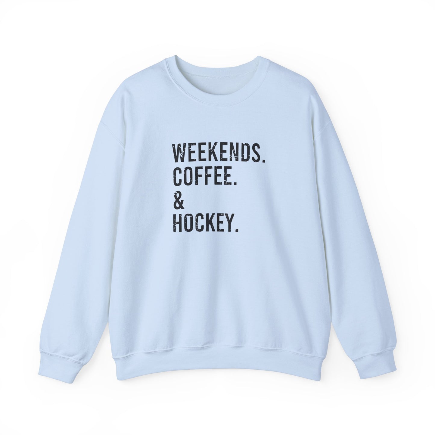 Weekends & Hockey Adult Crewneck