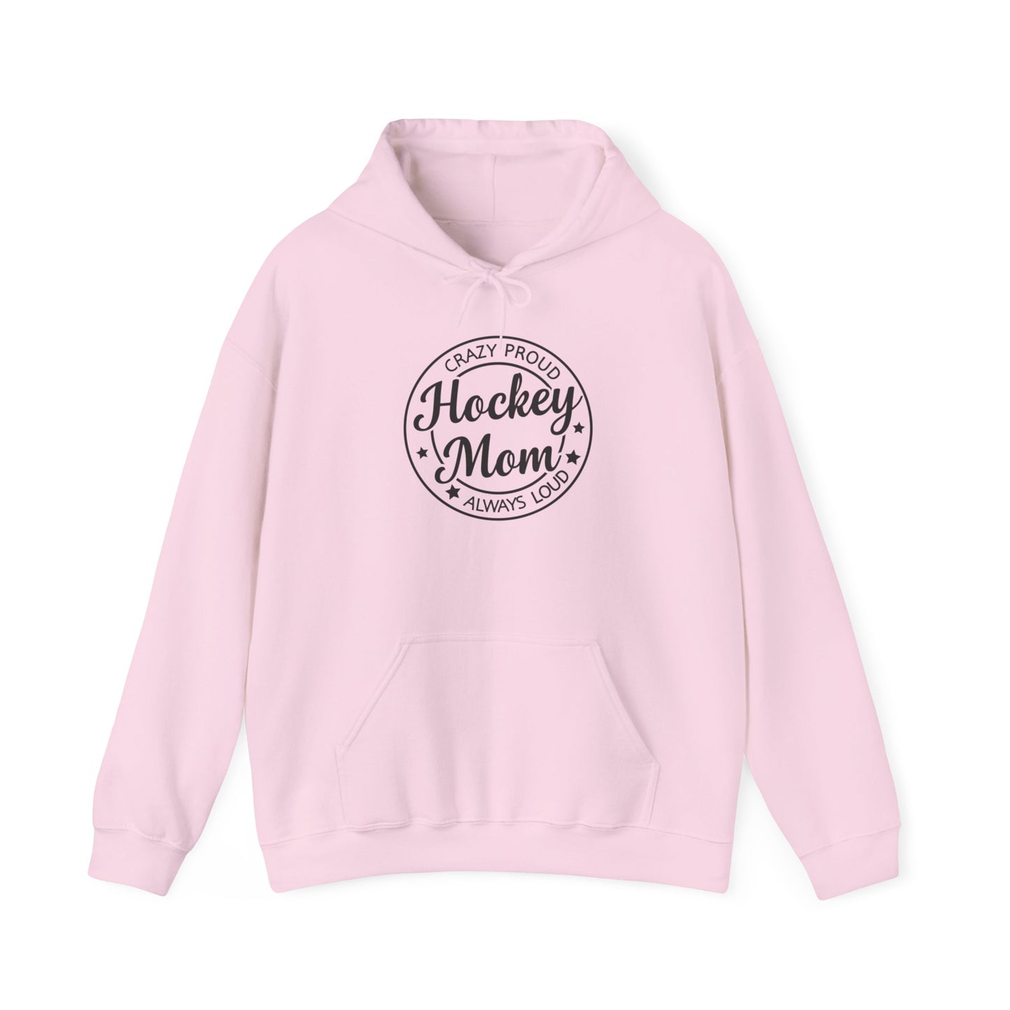 Crazy Proud Hockey Mom Adult Hoodie