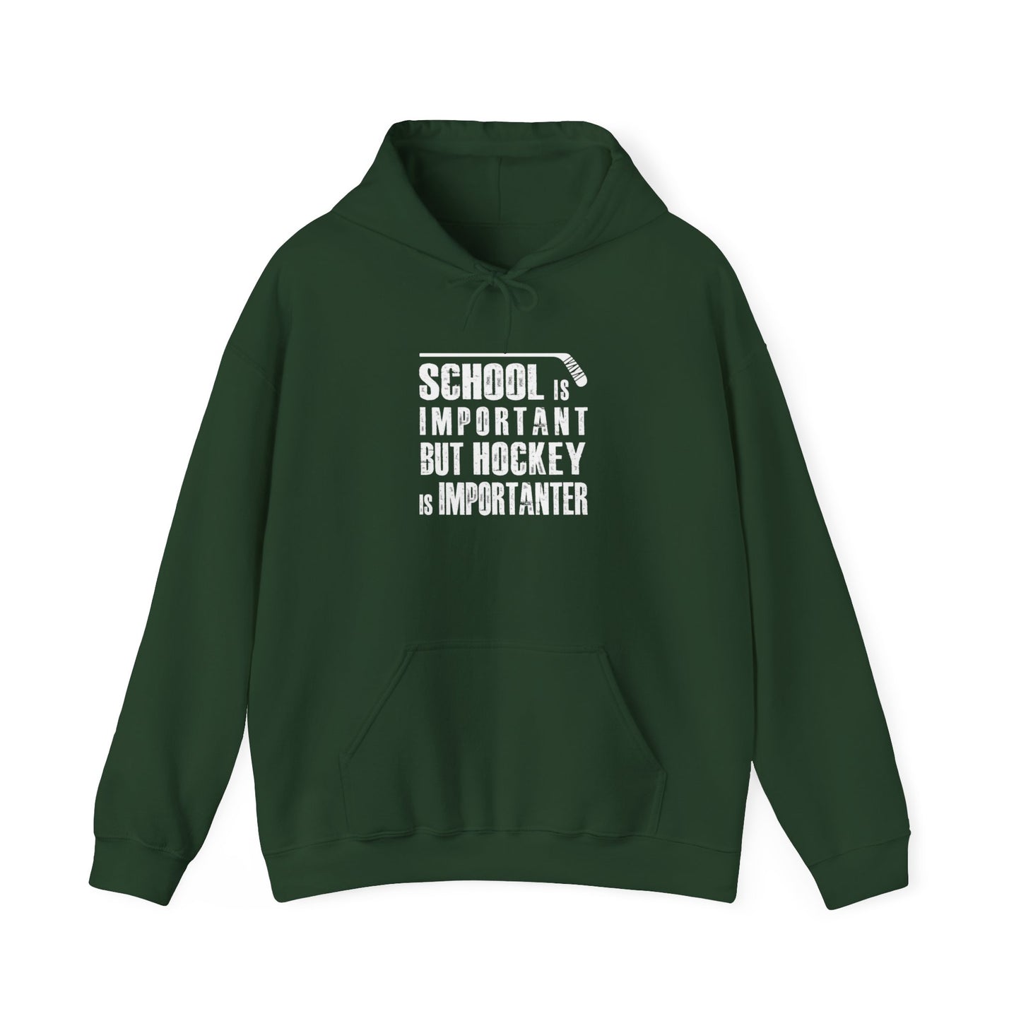 Hockey is Importanter Adult Hoodie