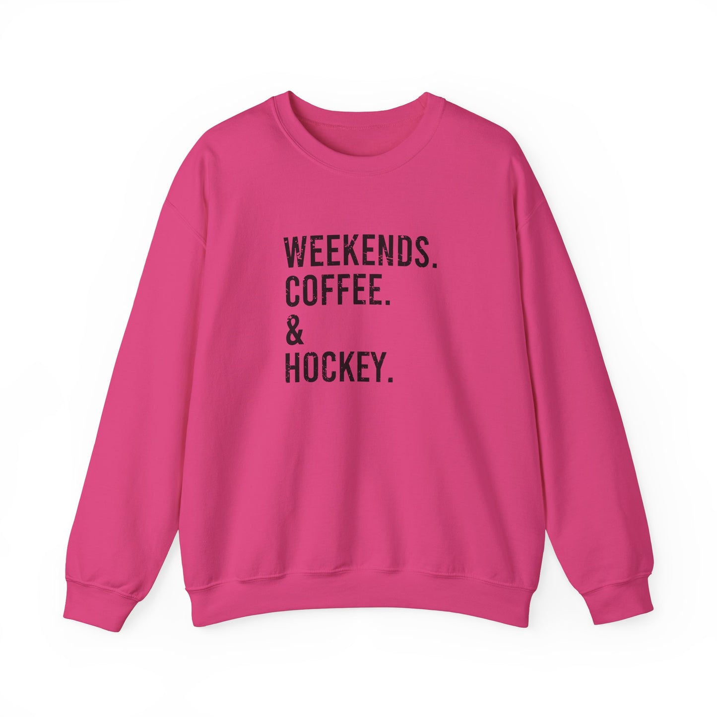Weekends & Hockey Adult Crewneck