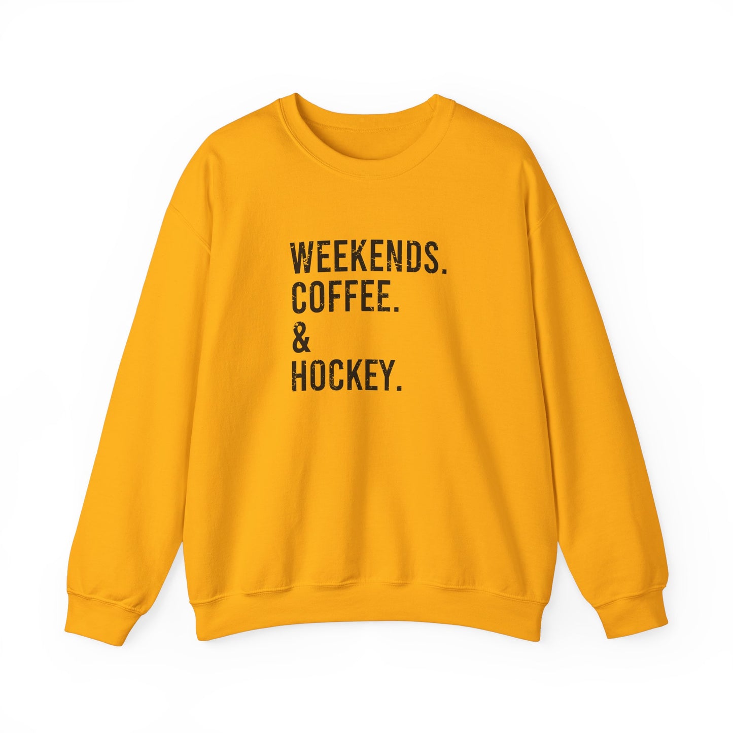 Weekends & Hockey Adult Crewneck