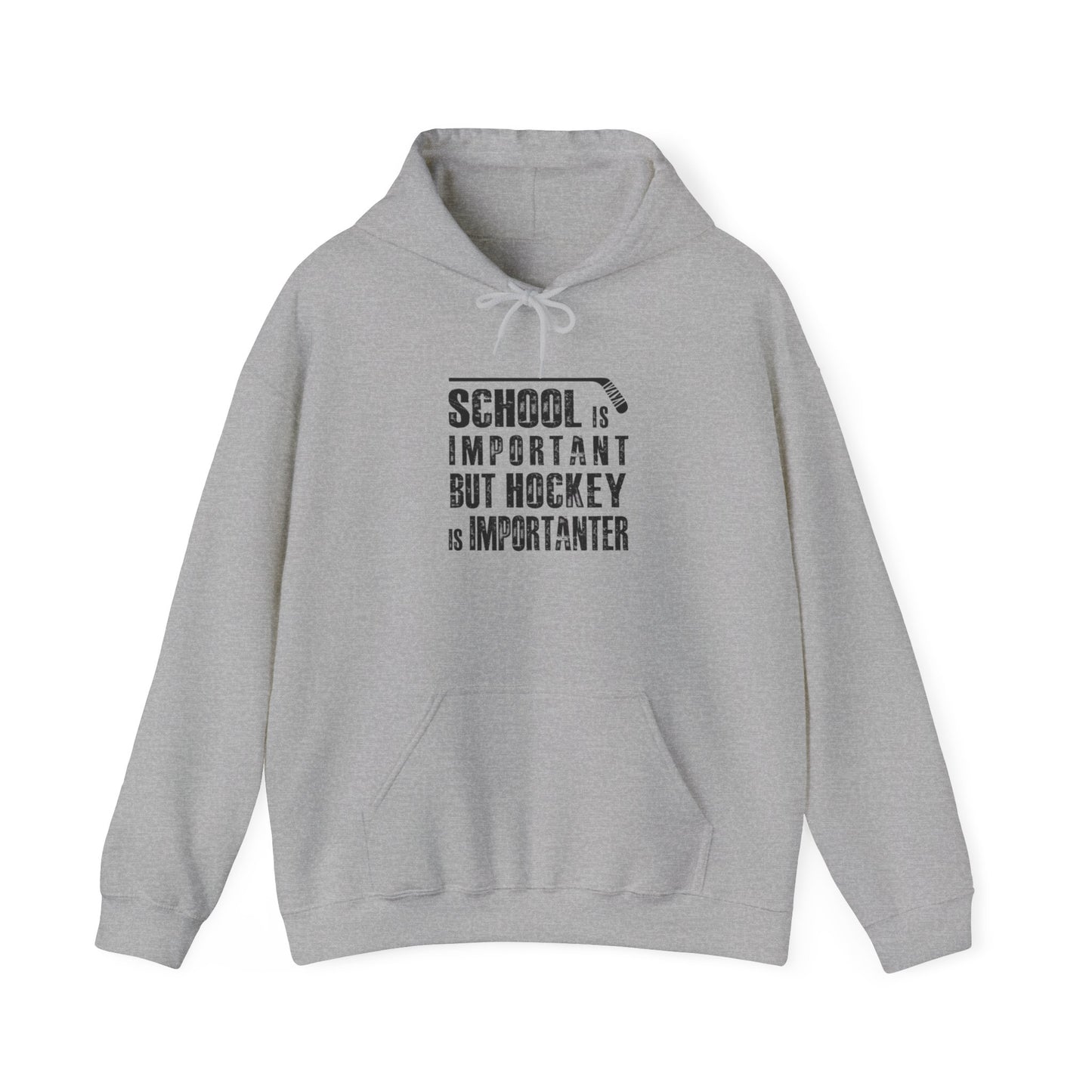 Hockey is Importanter Adult Hoodie