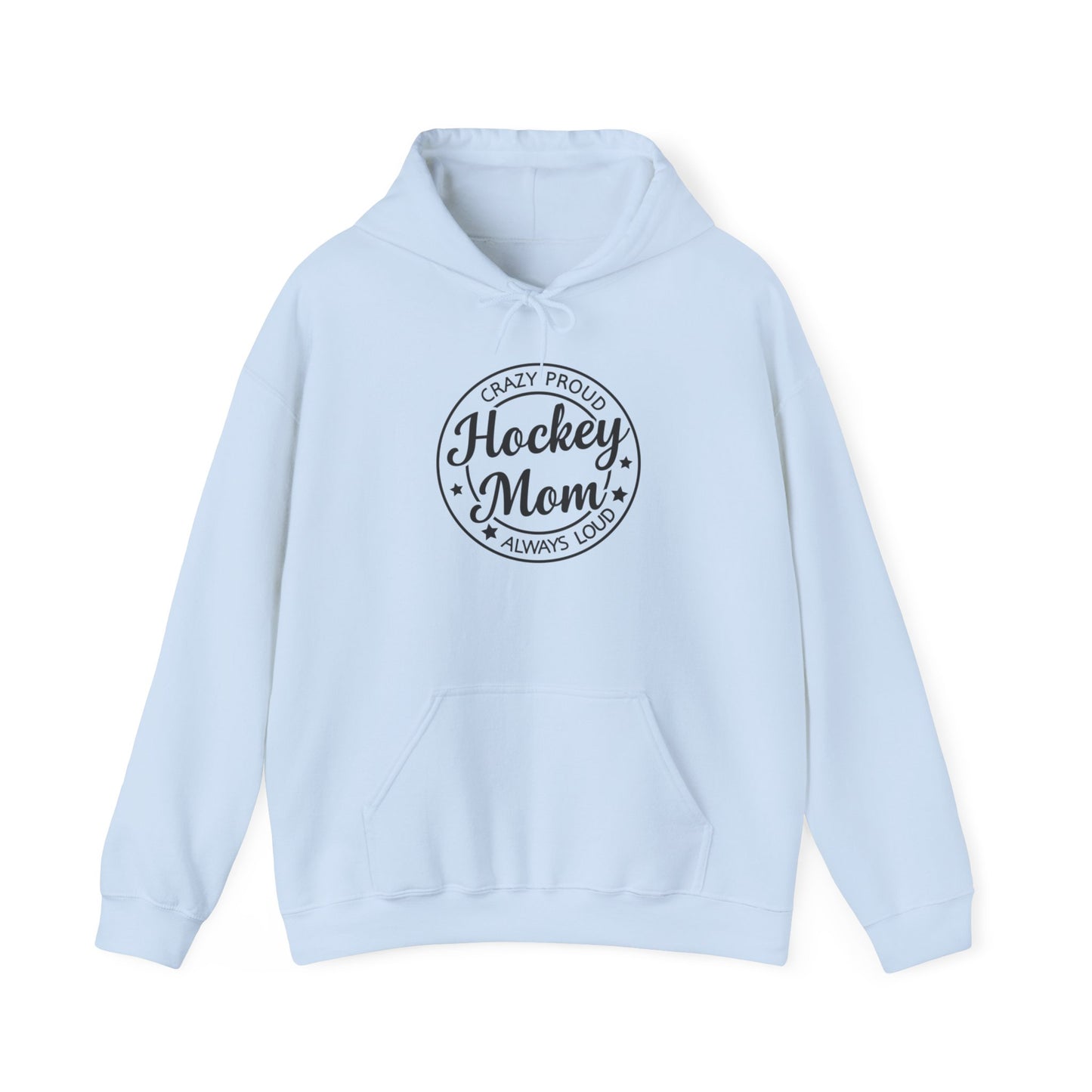 Crazy Proud Hockey Mom Adult Hoodie