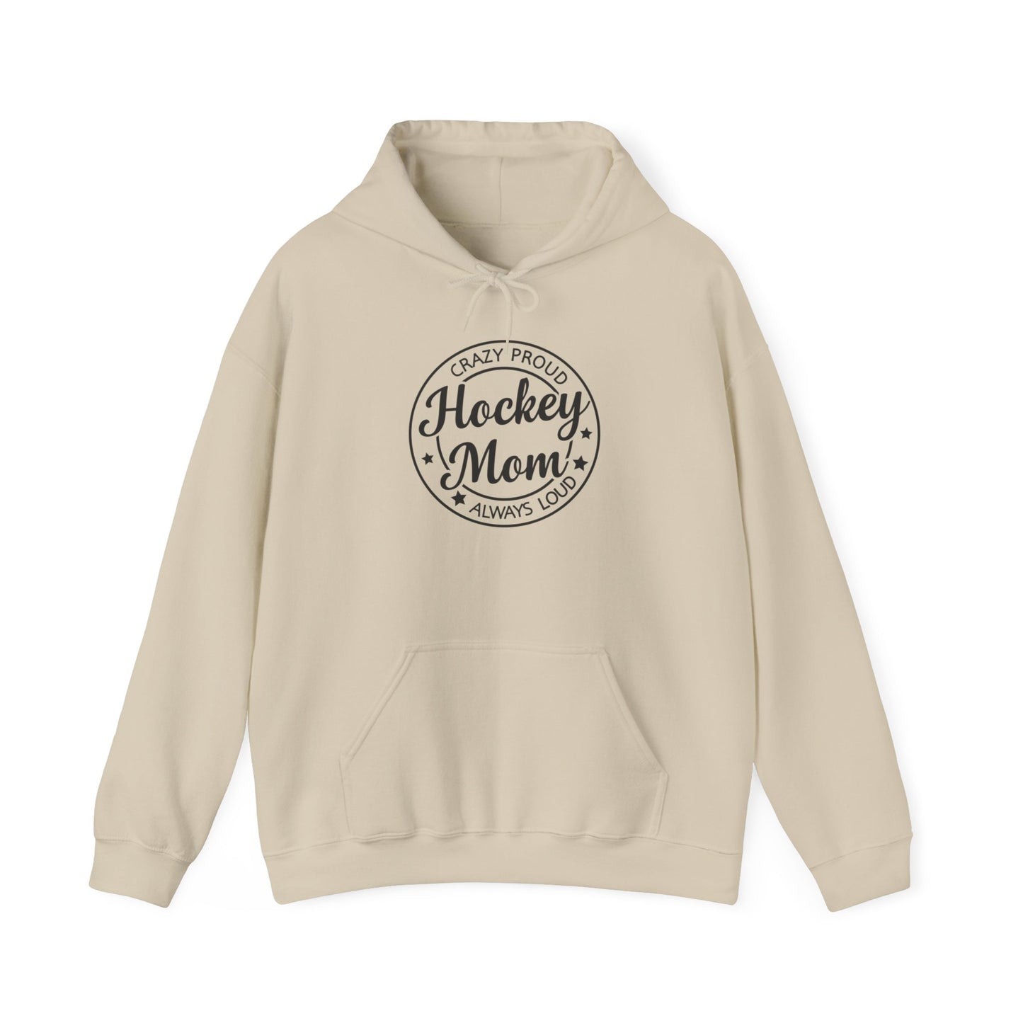 Crazy Proud Hockey Mom Adult Hoodie