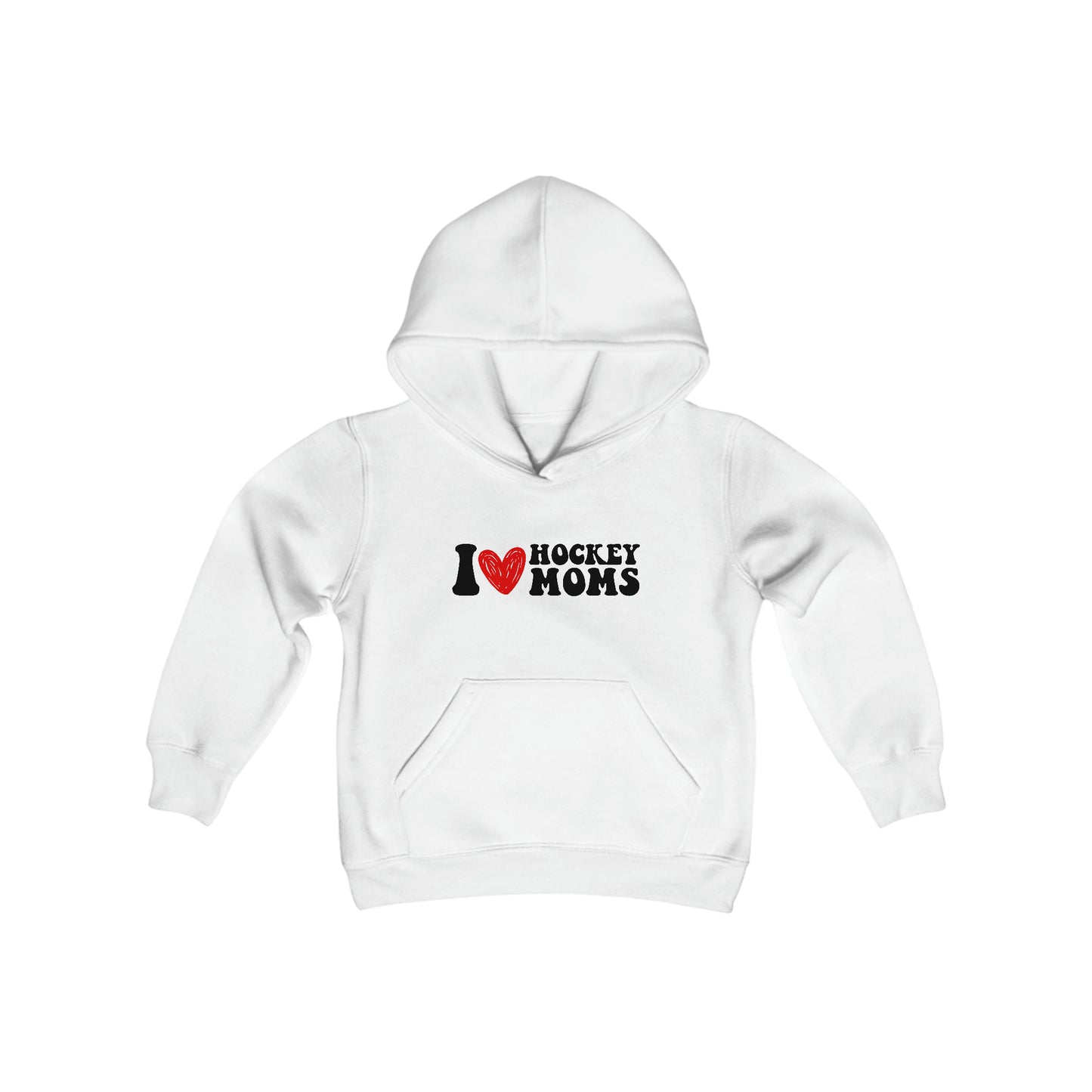 I ❤️ Hockey Moms Kids' Hoodie