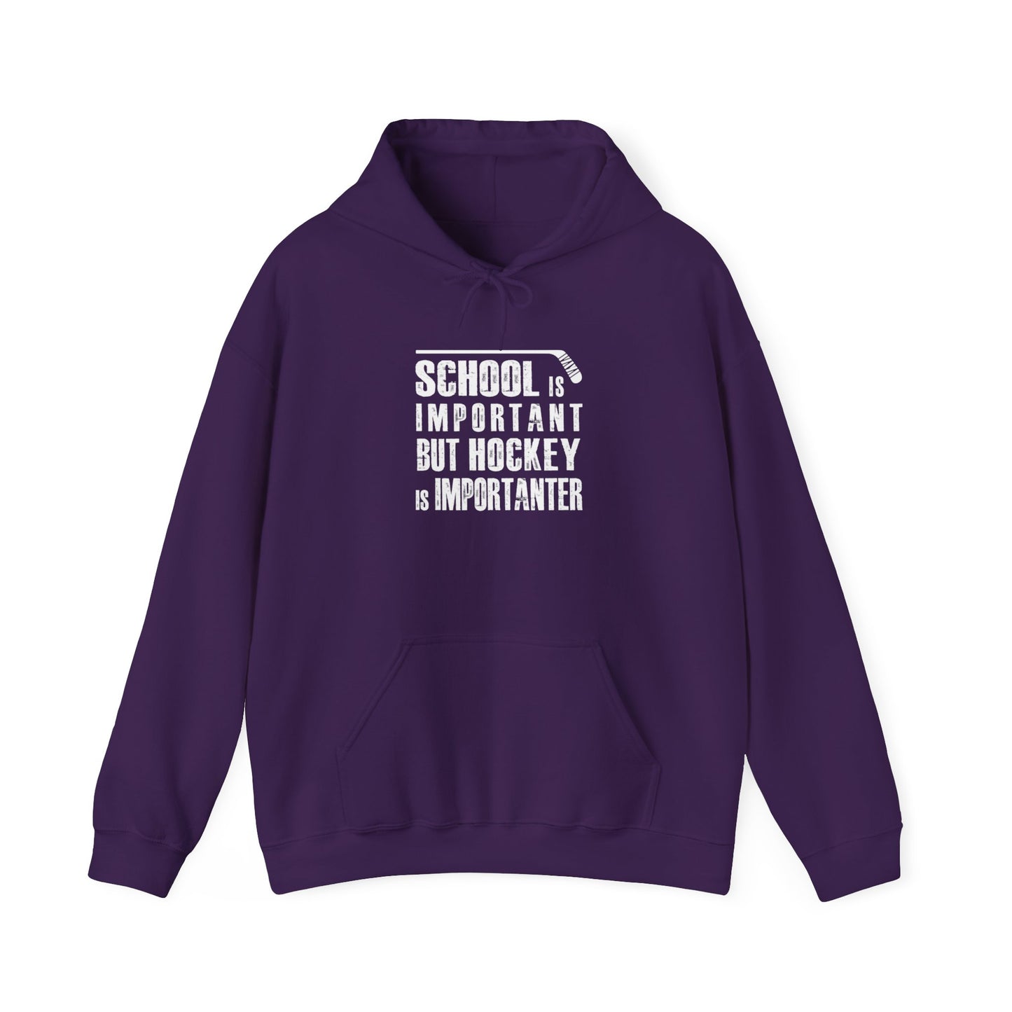 Hockey is Importanter Adult Hoodie