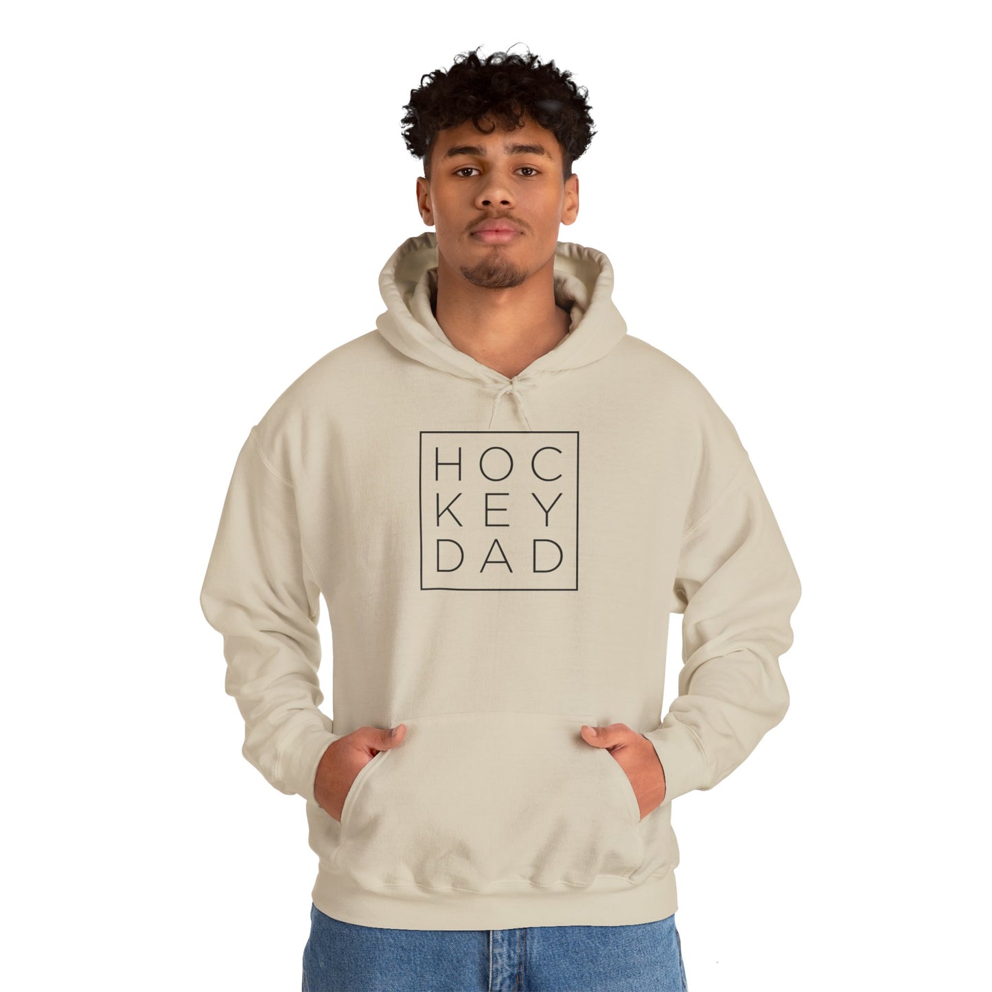 Modern Hockey Dad Adult Hoodie