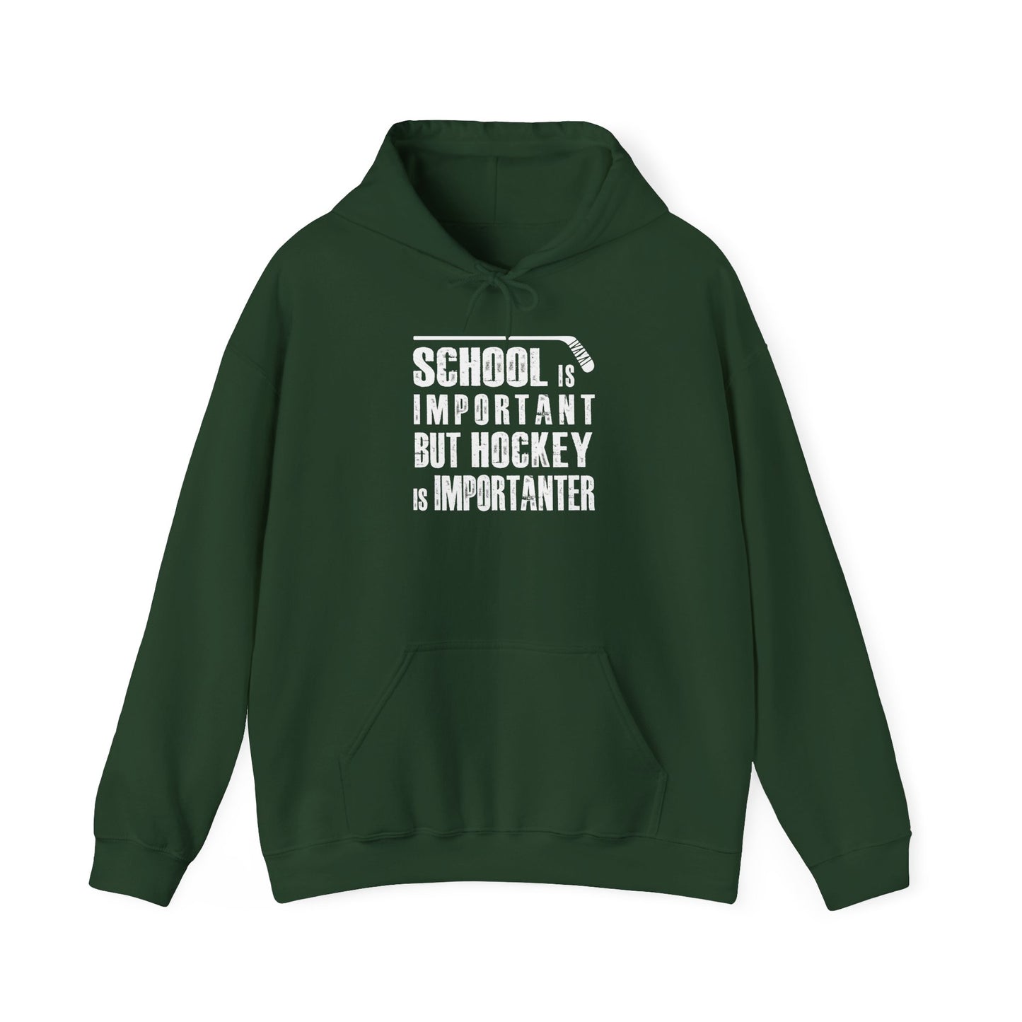 Hockey is Importanter II Adult Hoodie