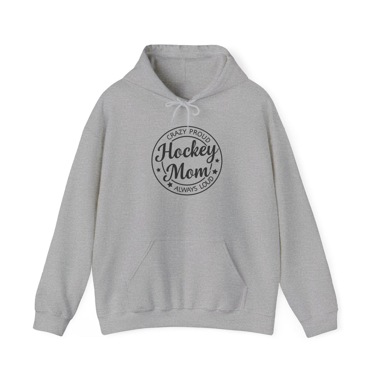 Crazy Proud Hockey Mom Adult Hoodie