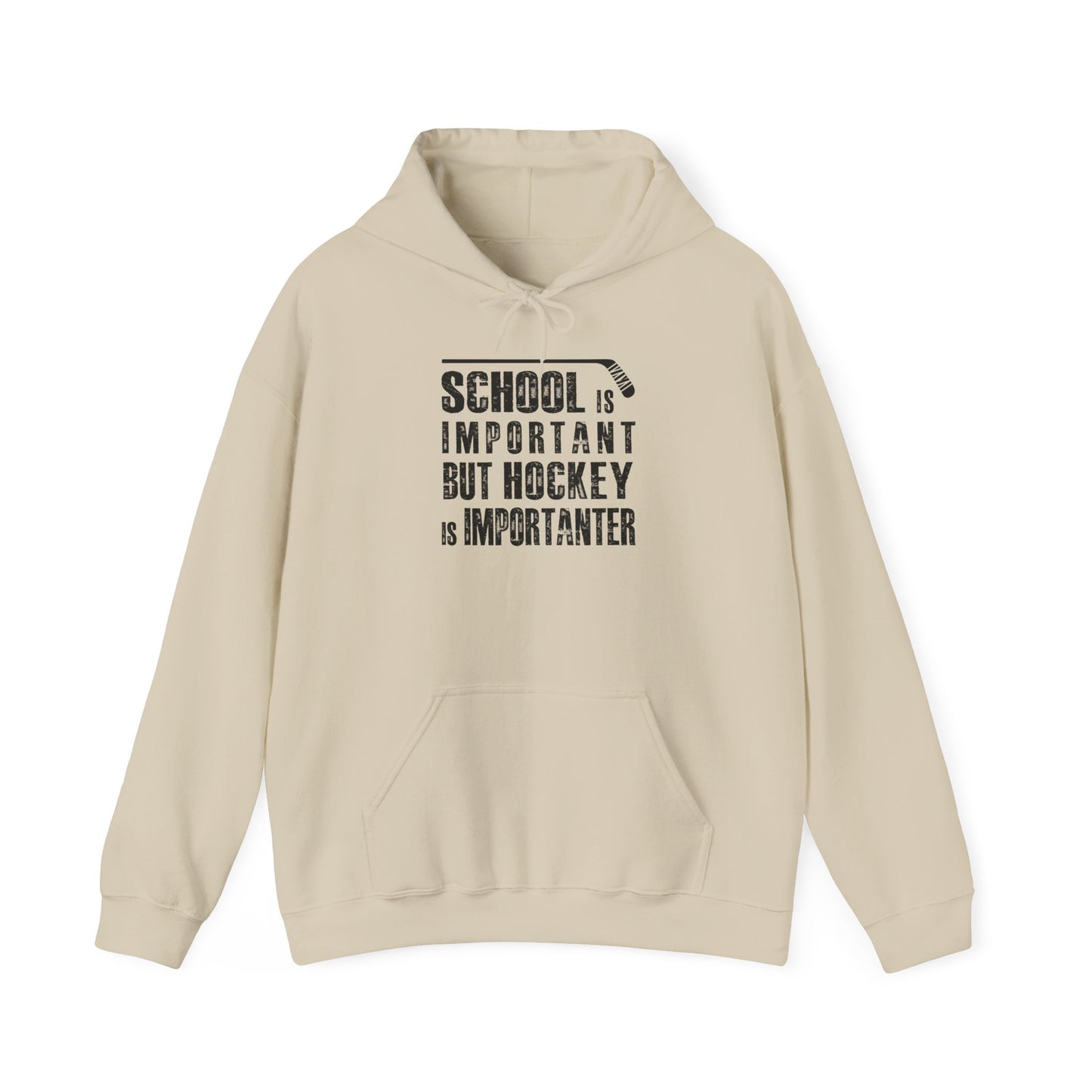 Hockey is Importanter II Adult Hoodie