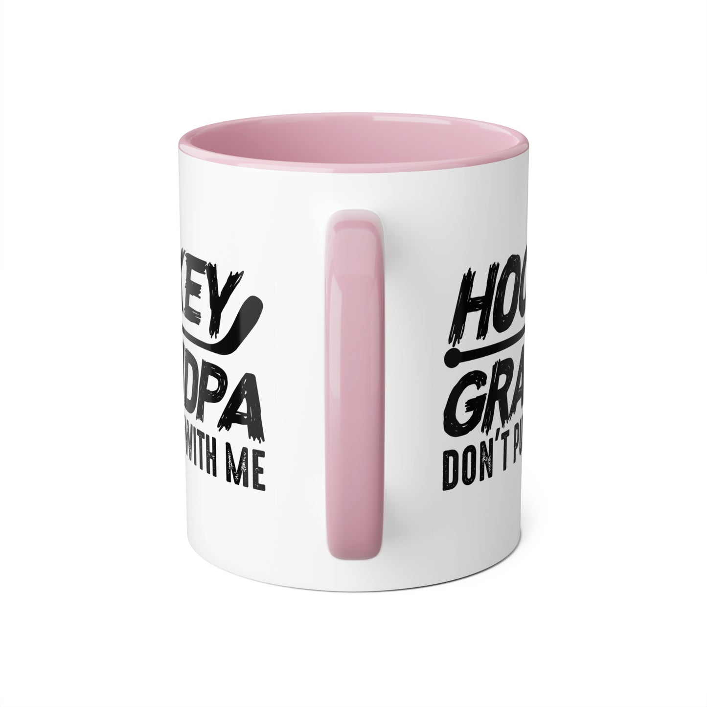 Don't Puck with Grandpa Accent Mugs, 11oz