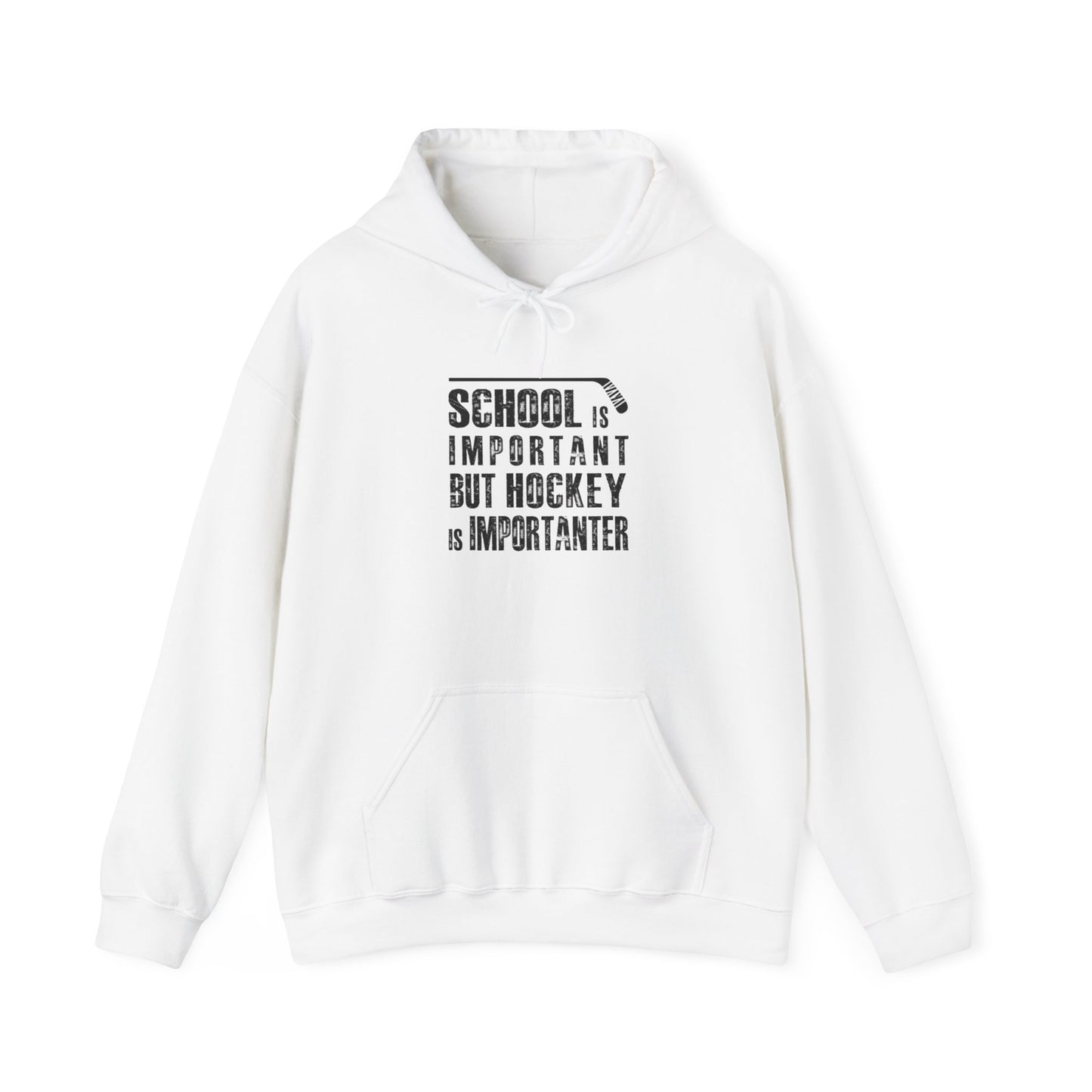 Hockey is Importanter Adult Hoodie