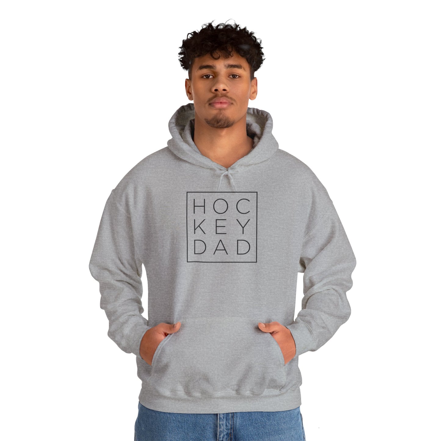 Modern Hockey Dad Adult Hoodie