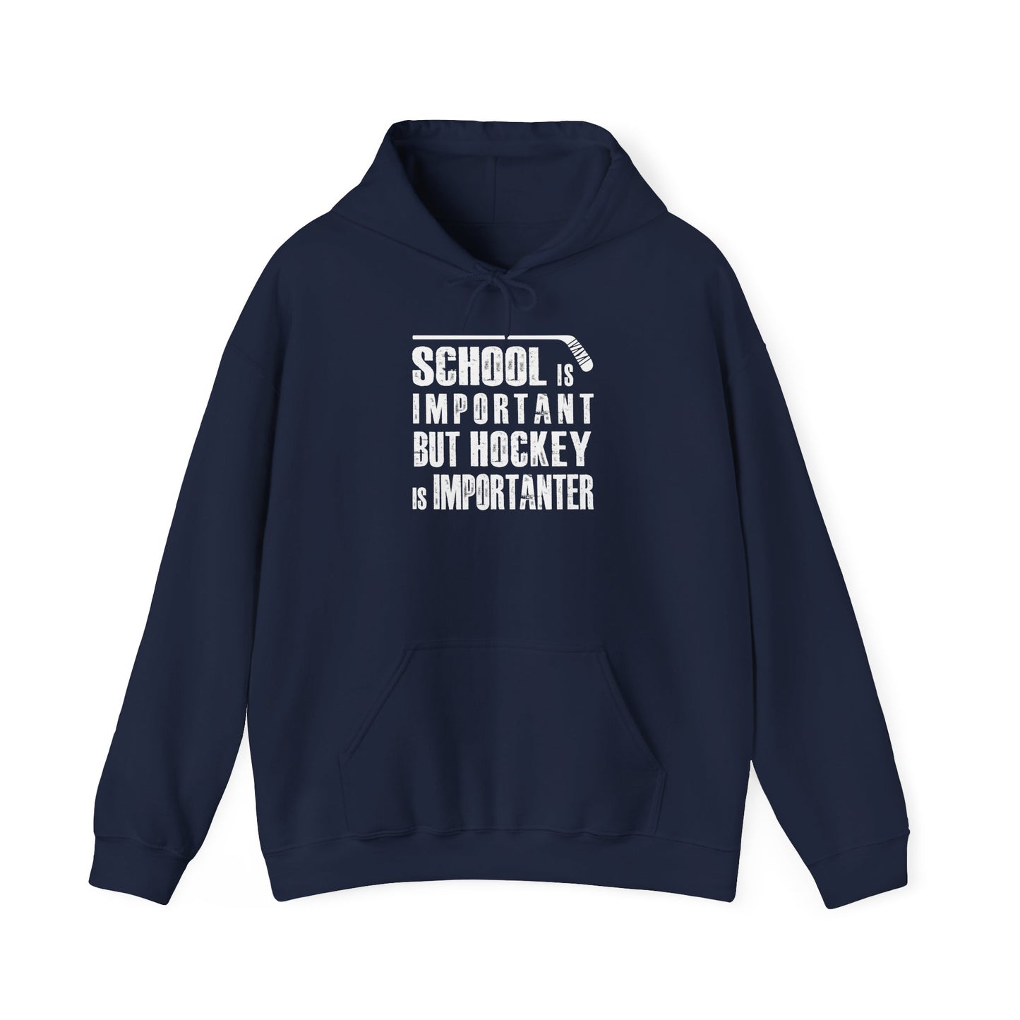 Hockey is Importanter II Adult Hoodie