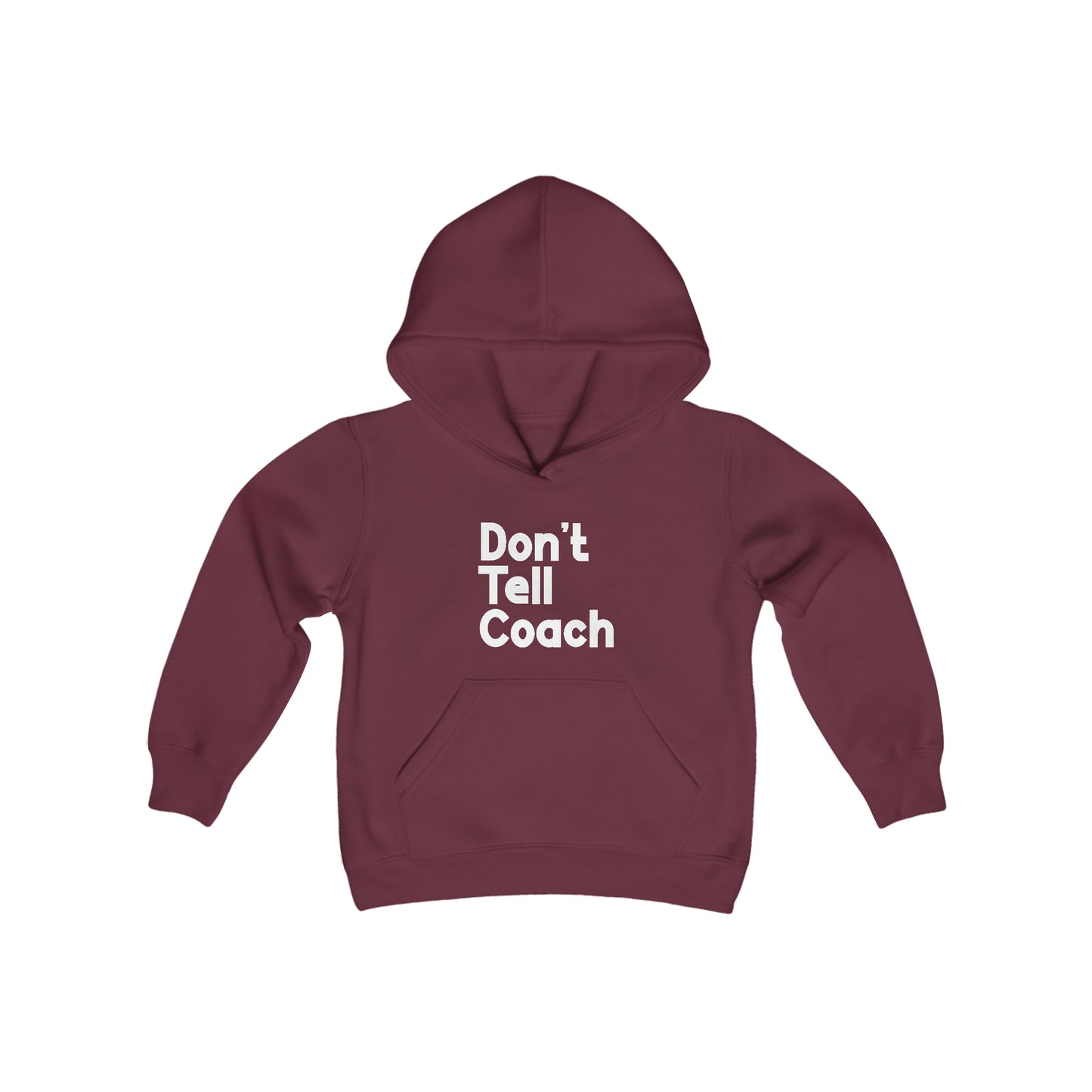 Don't Tell Coach Kids' Hoodie