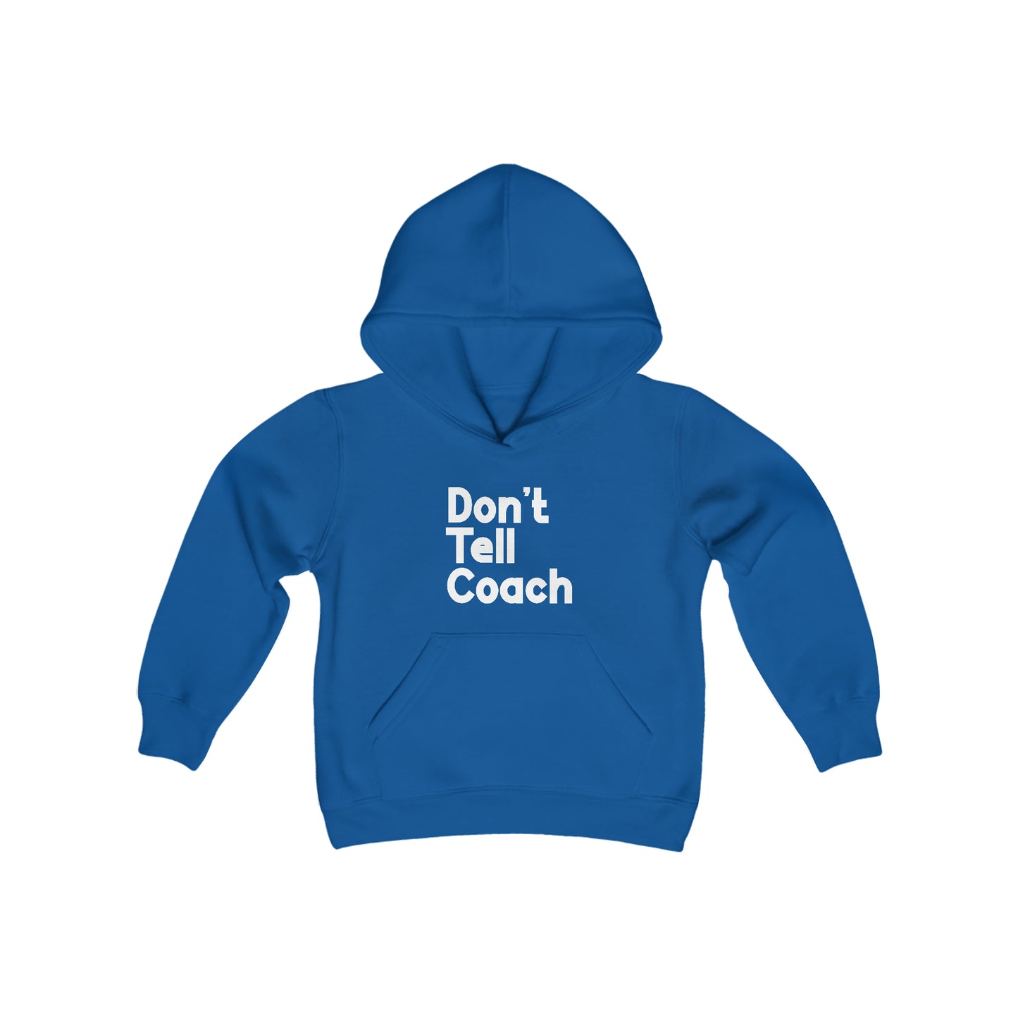 Don't Tell Coach Kids' Hoodie