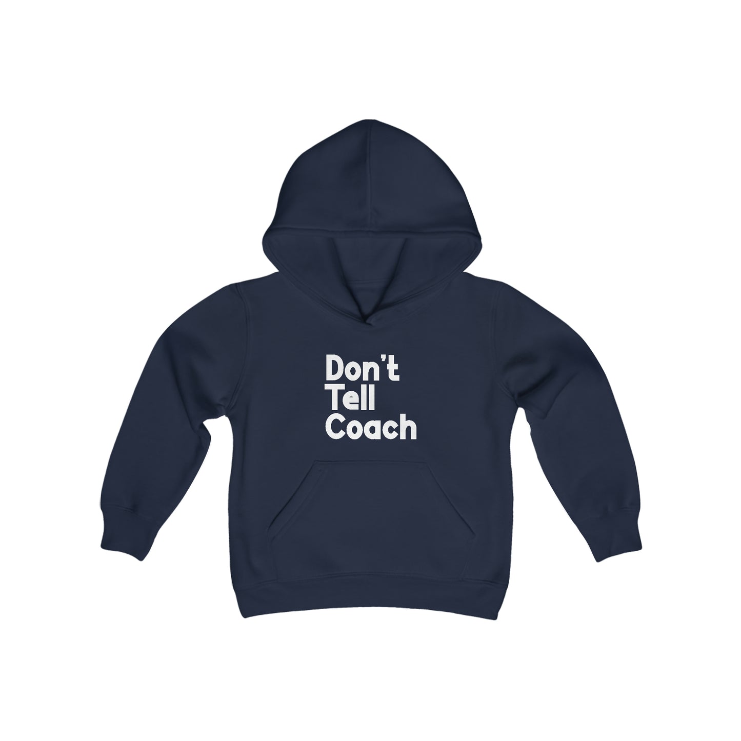 Don't Tell Coach Kids' Hoodie