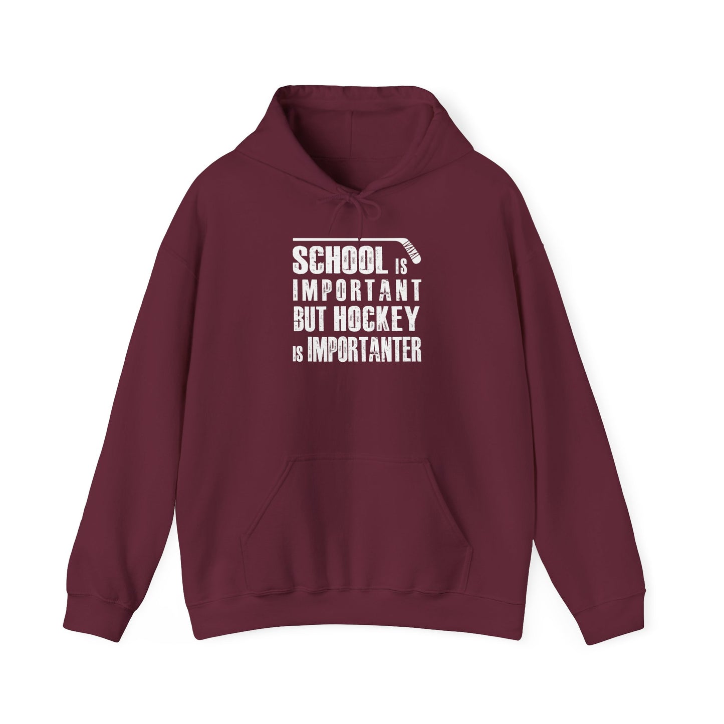Hockey is Importanter II Adult Hoodie