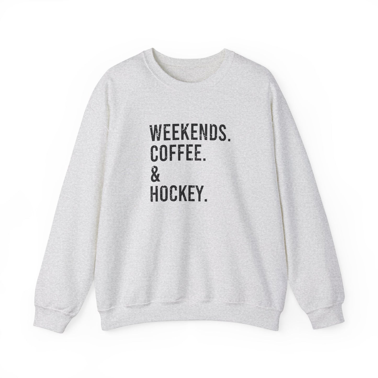Weekends & Hockey Adult Crewneck