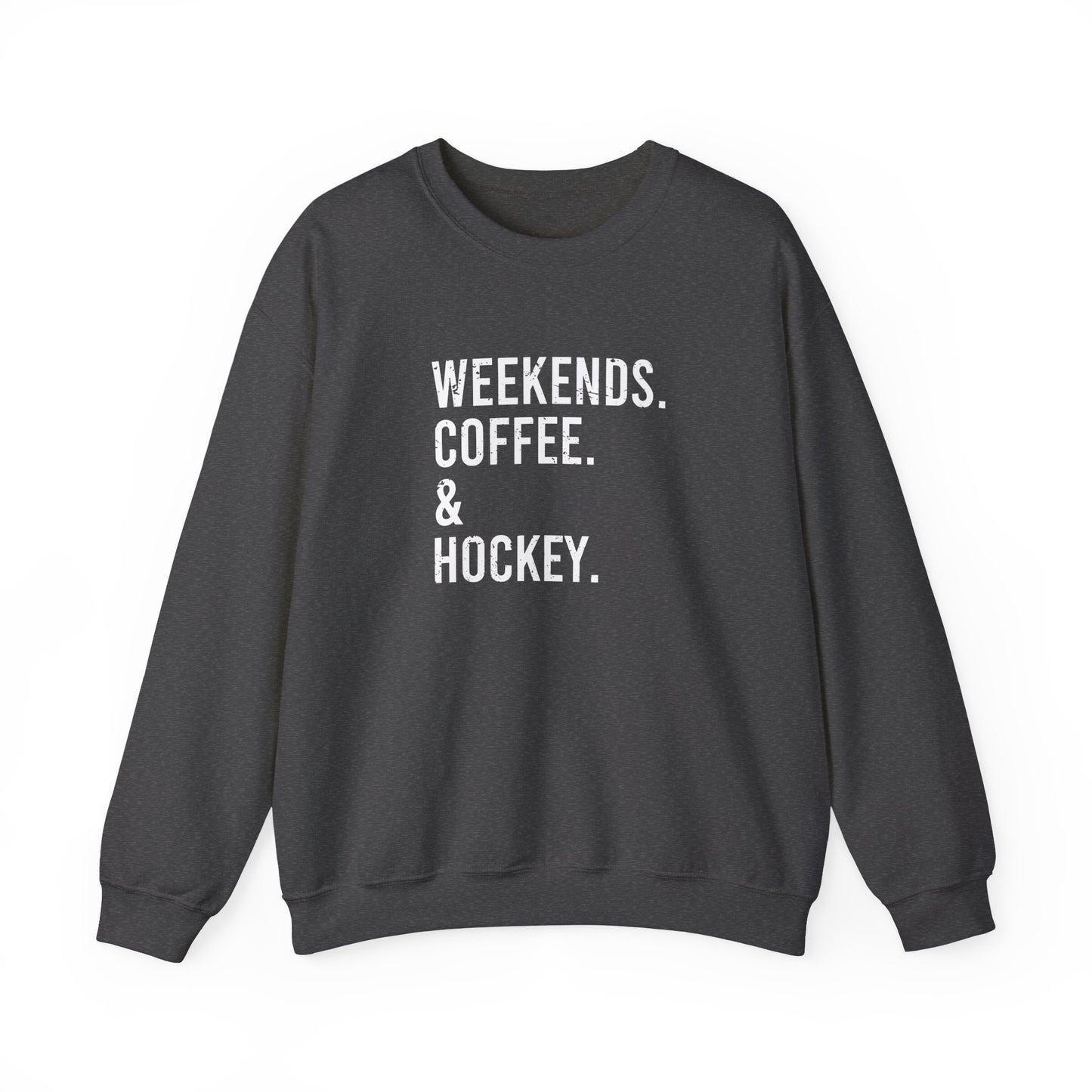 Weekends & Hockey Adult Crewneck