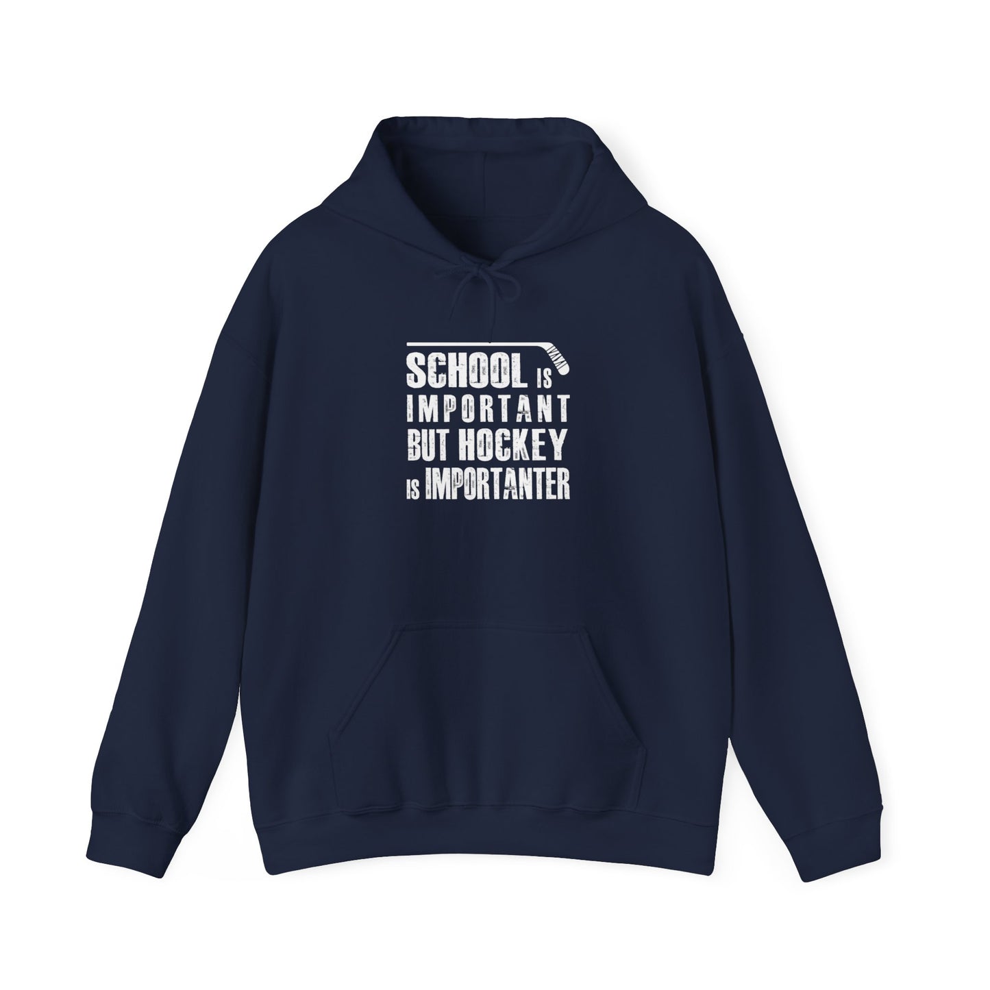 Hockey is Importanter Adult Hoodie