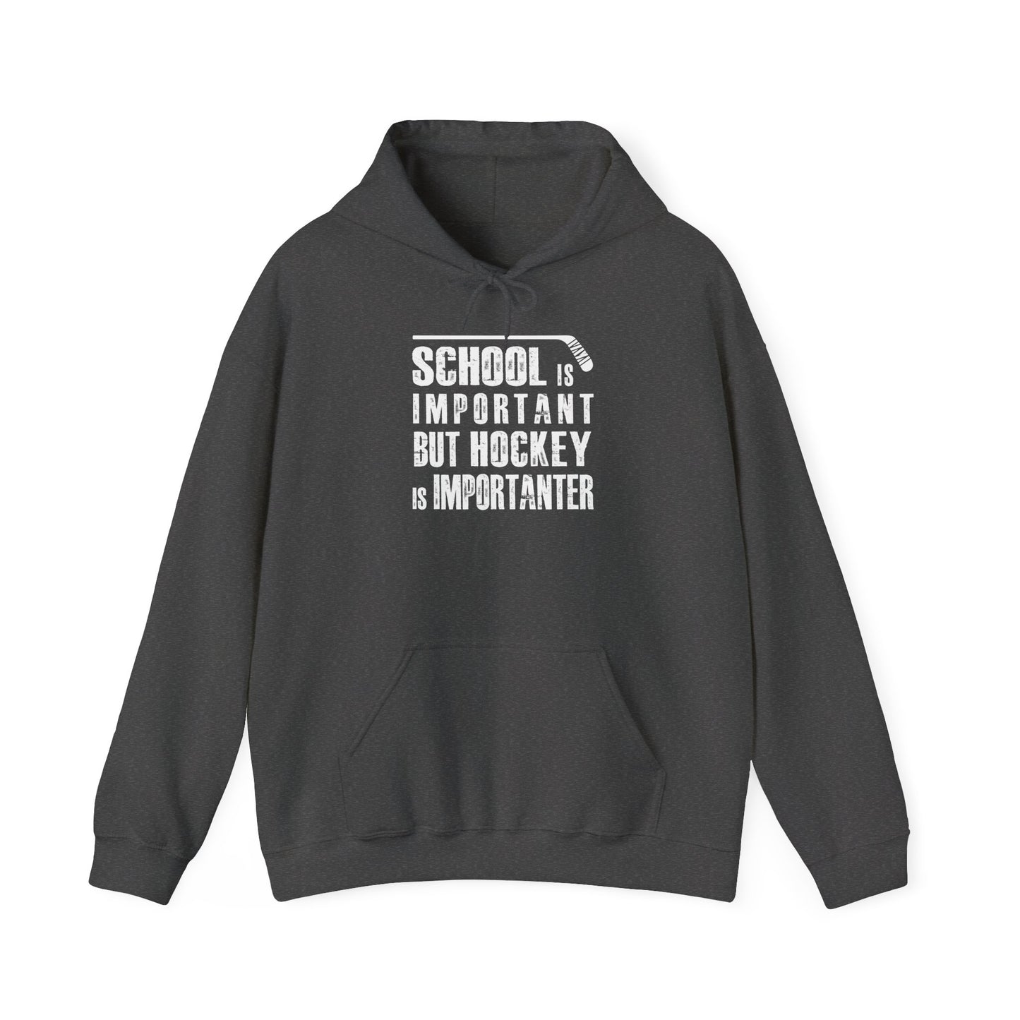 Hockey is Importanter II Adult Hoodie