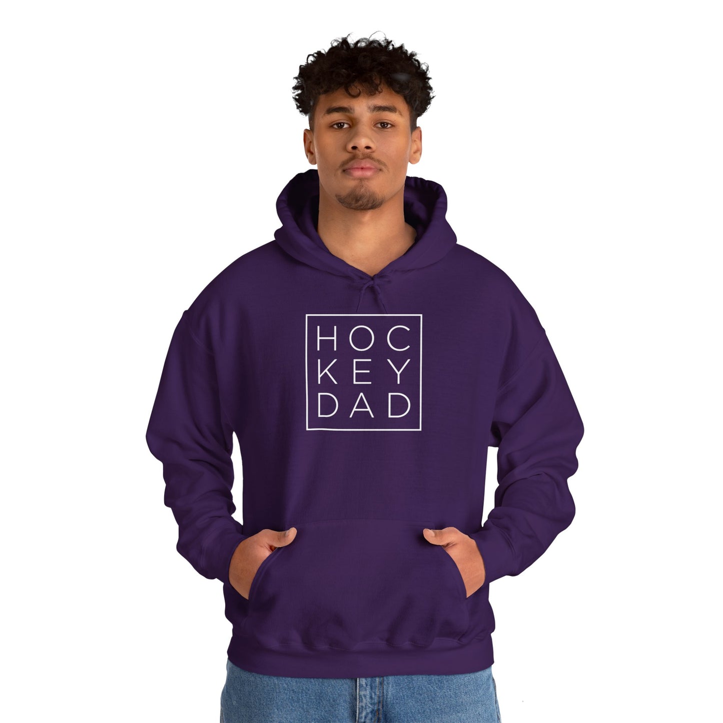 Modern Hockey Dad Adult Hoodie