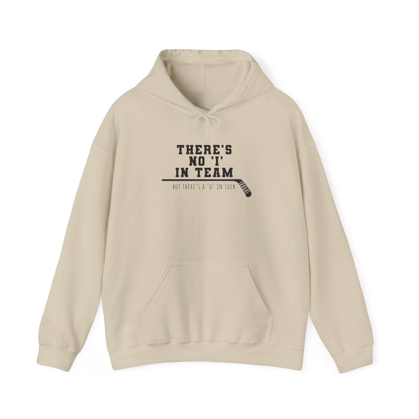 No 'I' in TEAM Adult Hoodie