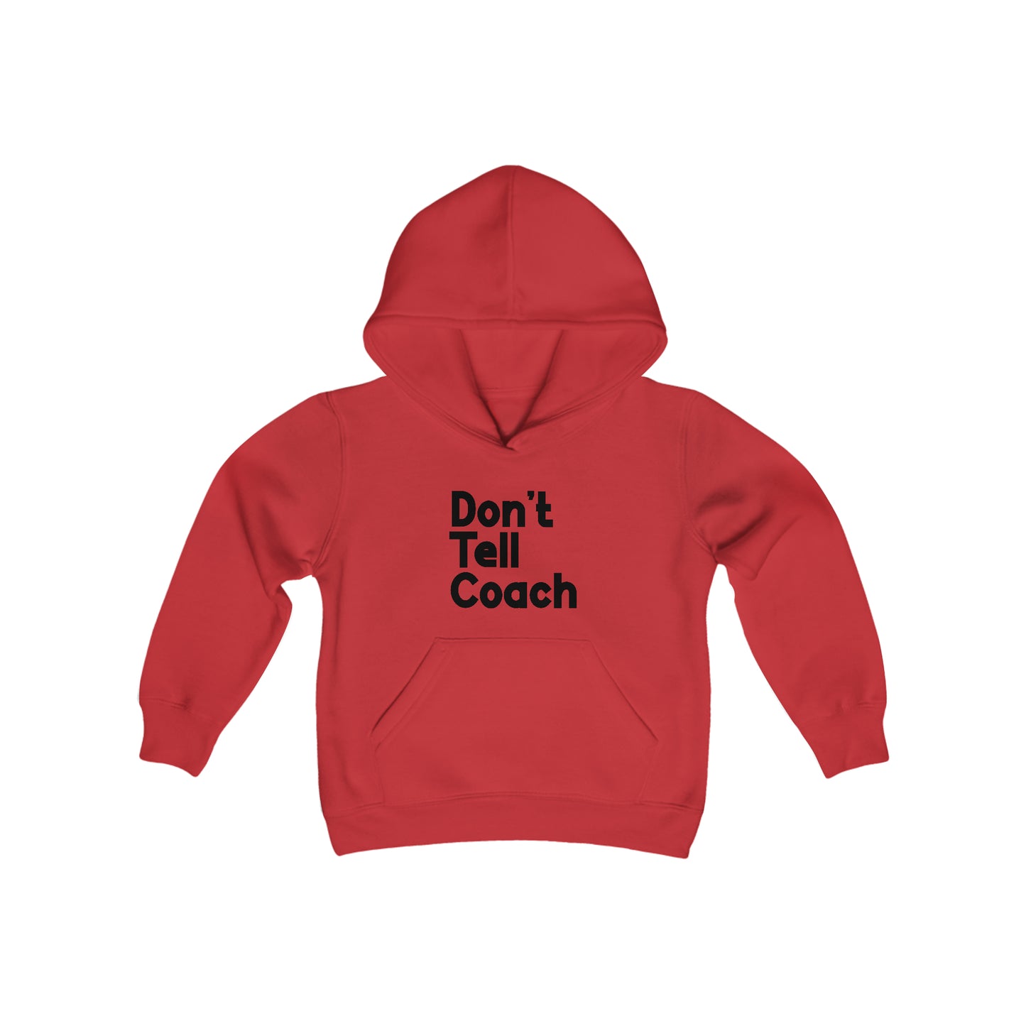 Don't Tell Coach Kids' Hoodie