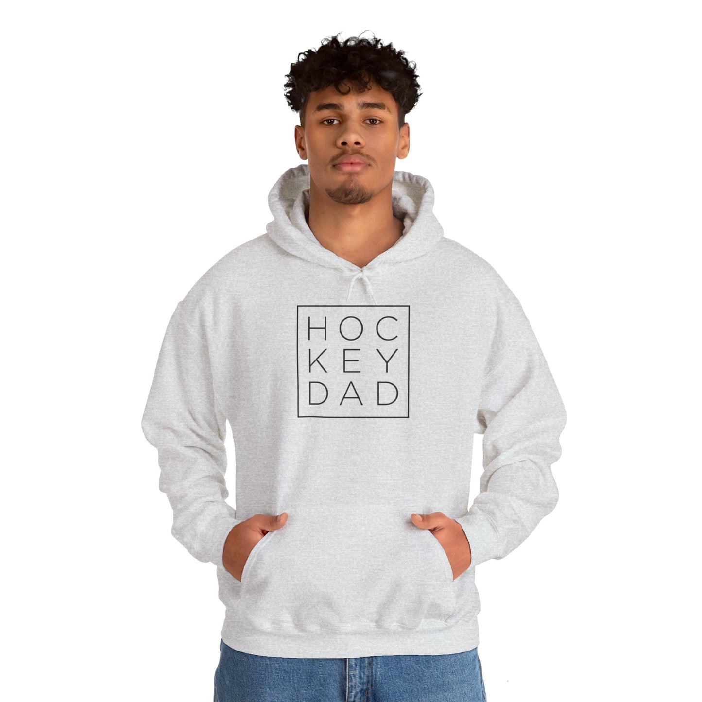 Modern Hockey Dad Adult Hoodie