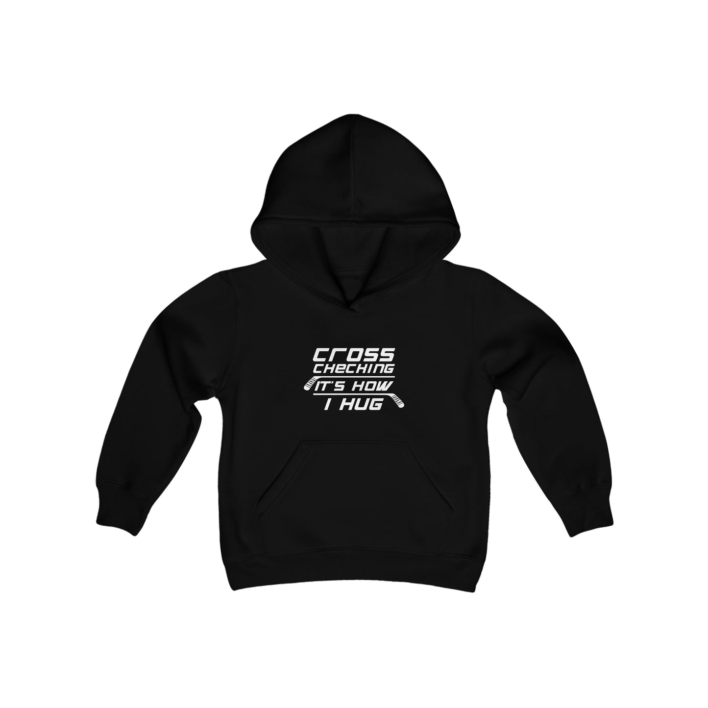 Cross Check Hugs Kids' Hoodie