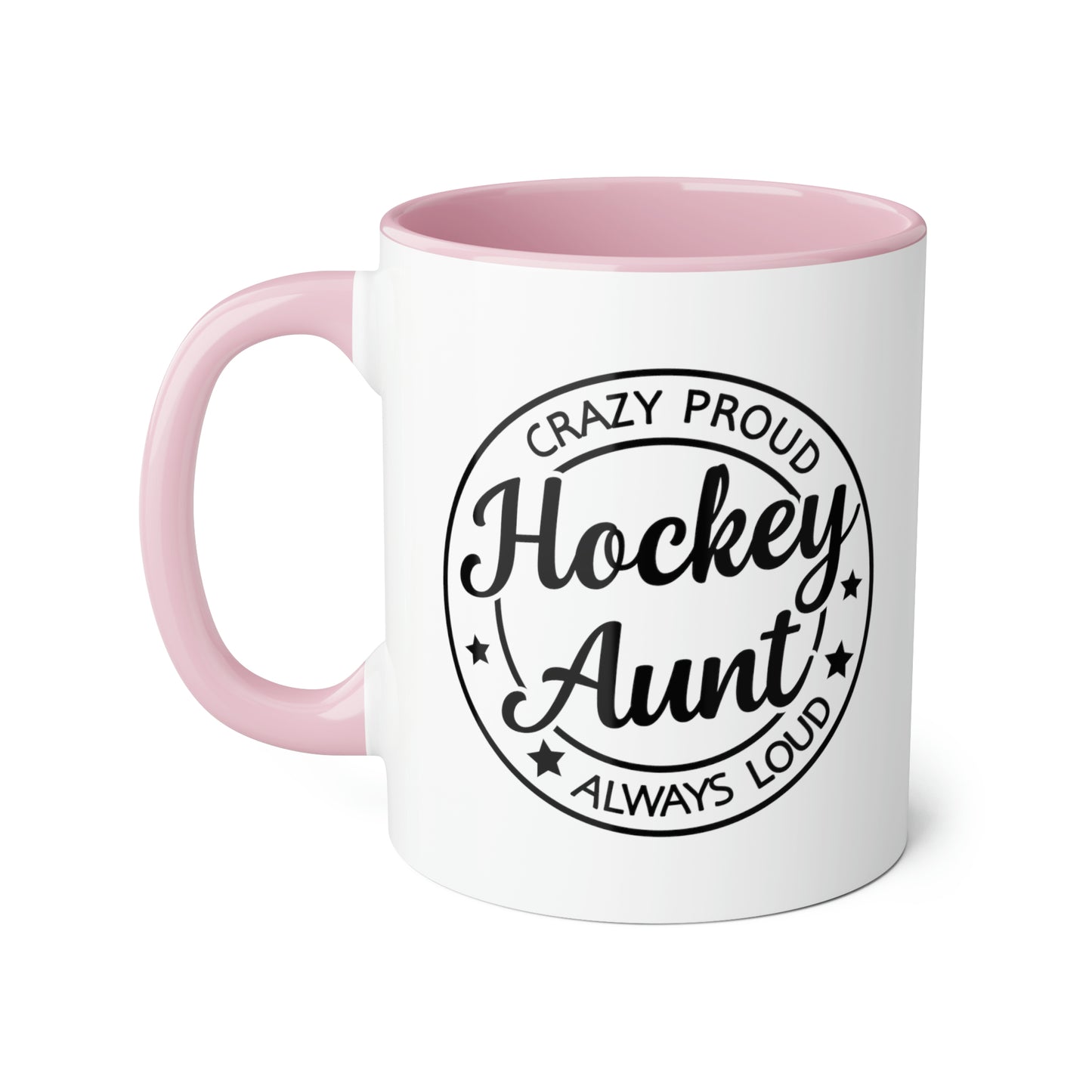 Hockey Aunt Mug (6 colours), 11oz
