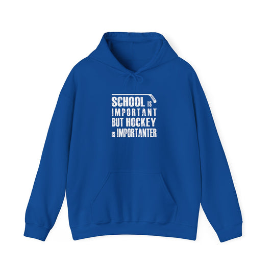 Hockey is Importanter Adult Hoodie