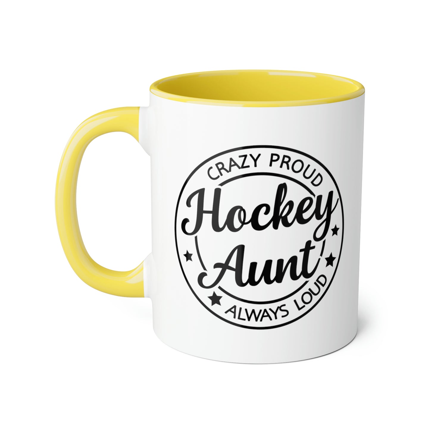 Hockey Aunt Mug (6 colours), 11oz