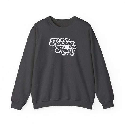 Retro Hockey Mom Adult Crewneck