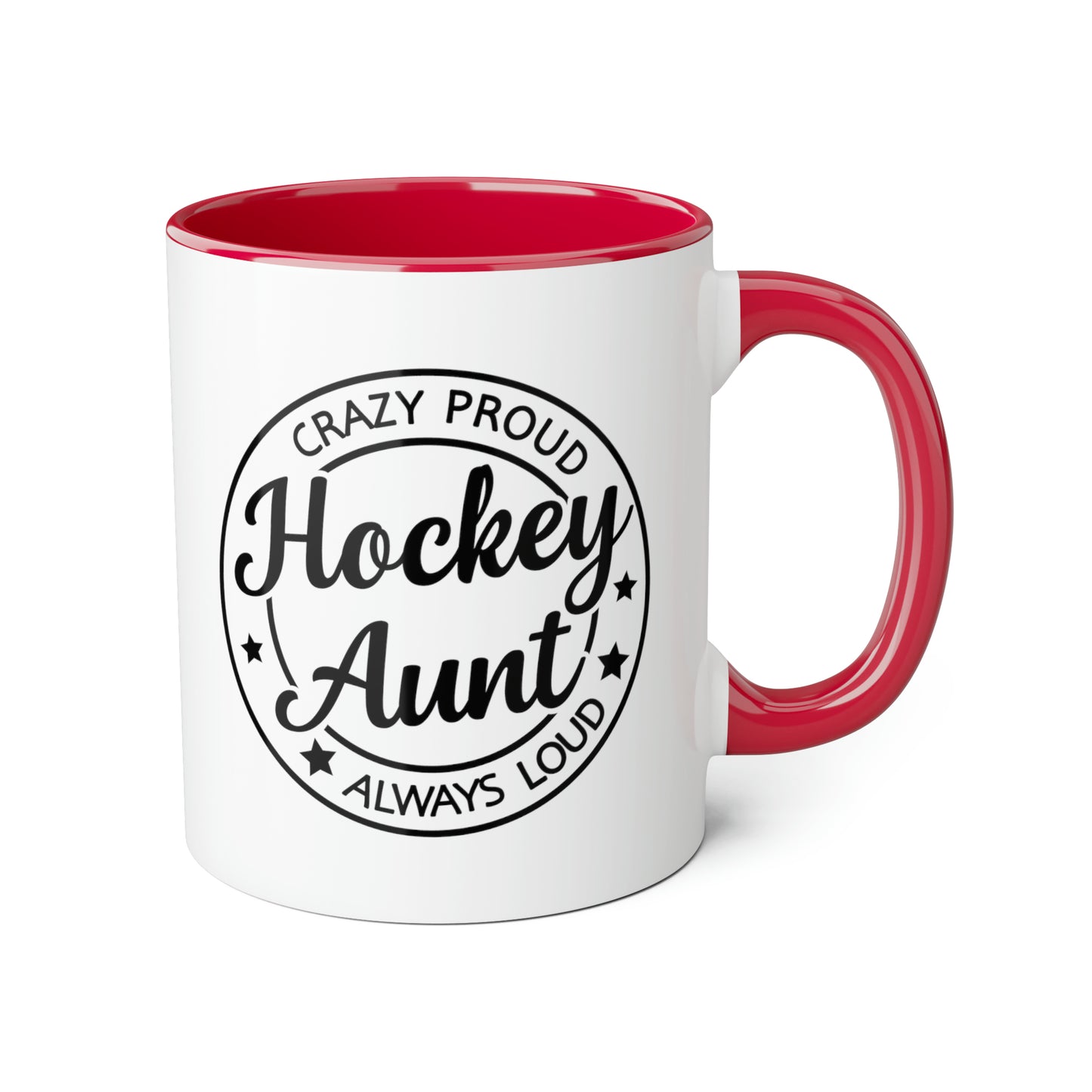 Hockey Aunt Mug (6 colours), 11oz