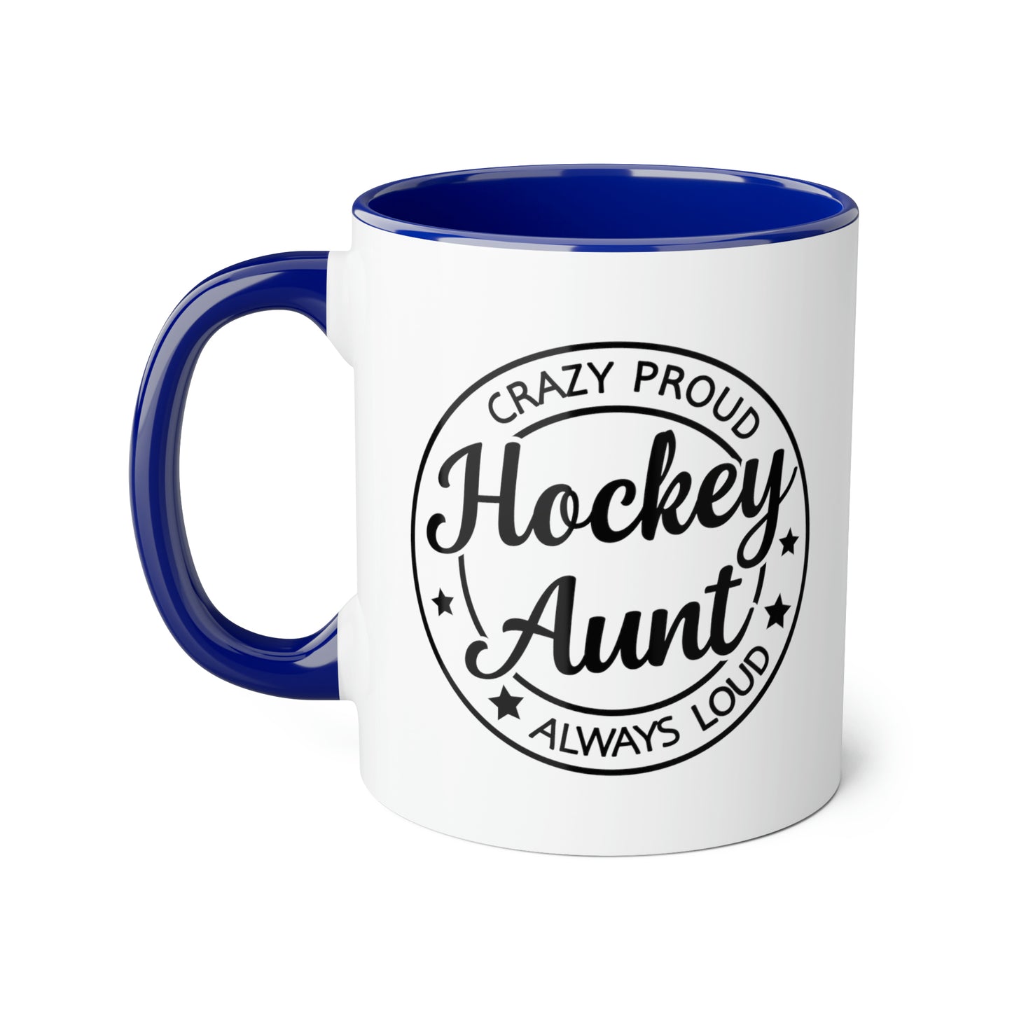 Hockey Aunt Mug (6 colours), 11oz